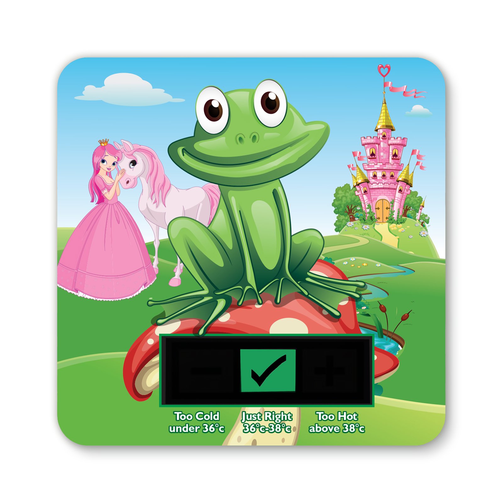 Fairy Tale Princess Baby Bath Thermometer - Digital Water Temperature Gauge for Safe & Comfortable Baby Bath Time - Perfect for Newborns, Infants, and Toddlers - Ideal for Nursery, Bathtub, and Baby Shower Gifts
