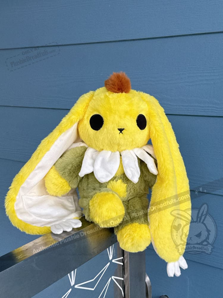 Plushie Dreadfuls Daisy Rabbit Stuffed Animal Toy - Soft Cute Bunny Plush for Kids, Gift, Nursery Decor & Anxiety Relief