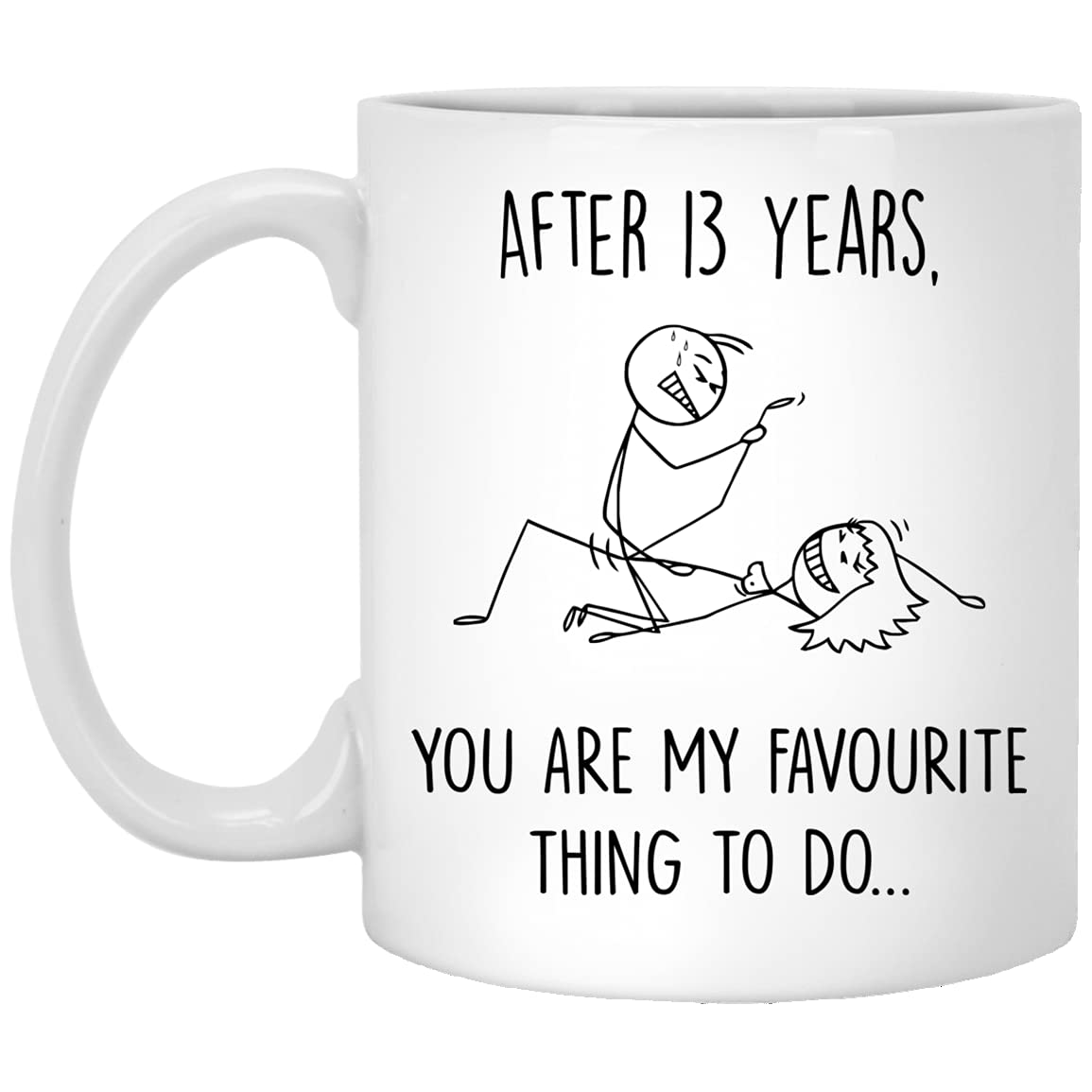 13oz Wedding Anniversary Mug for Couples - Romantic Gift for Him & Her
