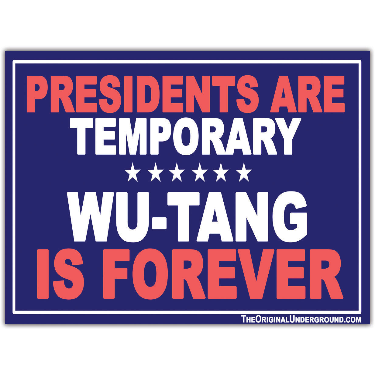 Presidents Are Temporary Car Magnet - Funny Political Bumper Sticker for Cars, Trucks & Vehicles - Perfect for Elections, Rallies & Political Humor