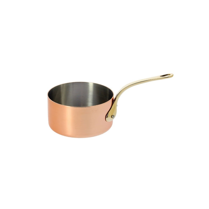 Premium Inocuivre Copper Saucepan with Ergonomic Brass Handle - Ideal for Professional Chefs & Home Cooking, Perfect for Sauces, Stews & Simmering