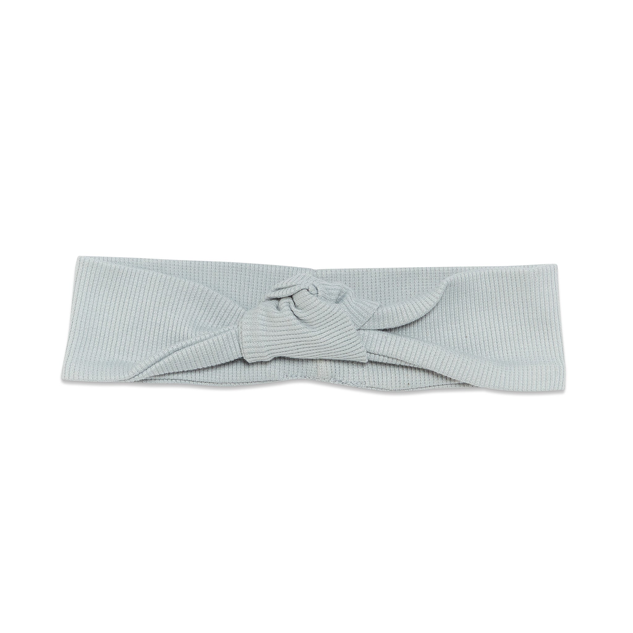 Organic Twist Baby Headband - Pearl Blue for Newborns & Infants | Soft & Comfortable Hair Accessories for Girls, Photo Shoots & Special Occasions