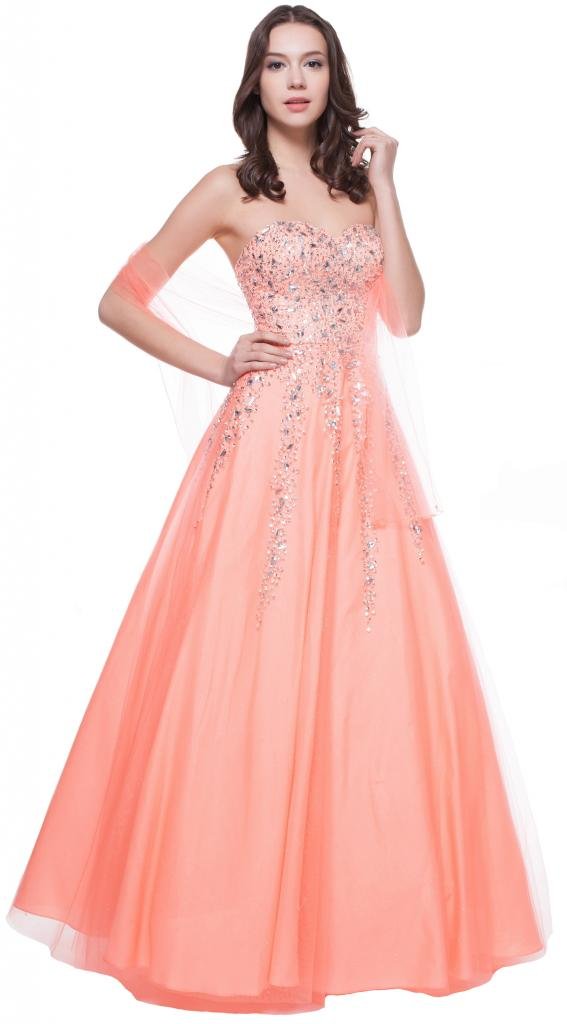 Elegant Strapless Beaded Quinceañera Ball Gown for Women - Perfect for Prom, Sweet 16, Wedding & Formal Events