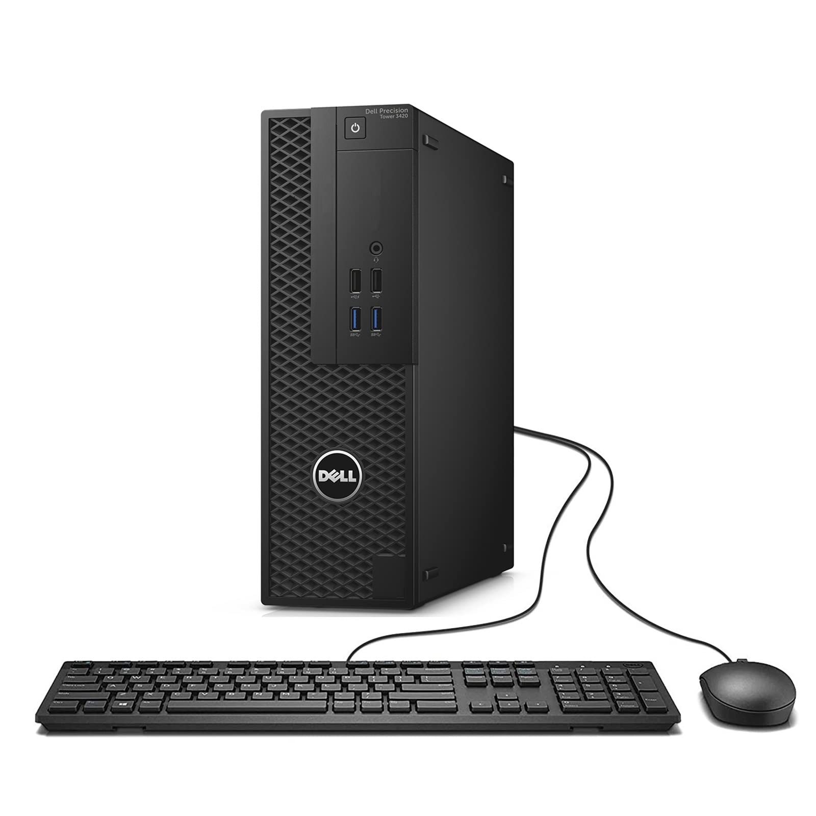 Refurbished Dell Precision 3420 SFF High-Performance Business Desktop - Intel Core i5-6500 Quad-Core up to 3.6GHz, 8GB DDR4 RAM, 256GB SSD, WiFi, Bluetooth, 4K Support, Windows 10 Pro (64-bit) - Perfect for Office Work, Graphic Design & Video Editing