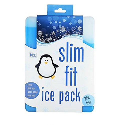 Jay Bags Slim Fit Ice Pack for Coolers, Lunch Boxes & Bags – Reusable Freezer Gel Pack (12.5