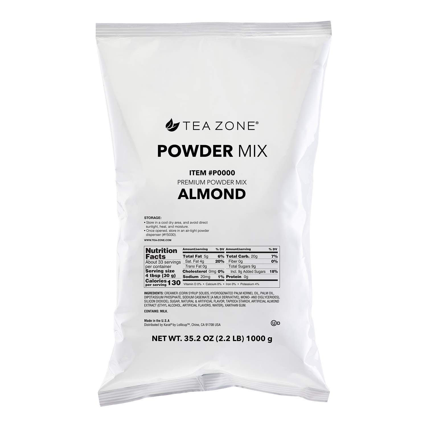 Premium Almond Powder for Baking & Cooking - 2.2 lbs Resealable Bag | Gluten-Free, Non-GMO | Perfect for Smoothies, Desserts & Asian Cuisine | Made in USA
