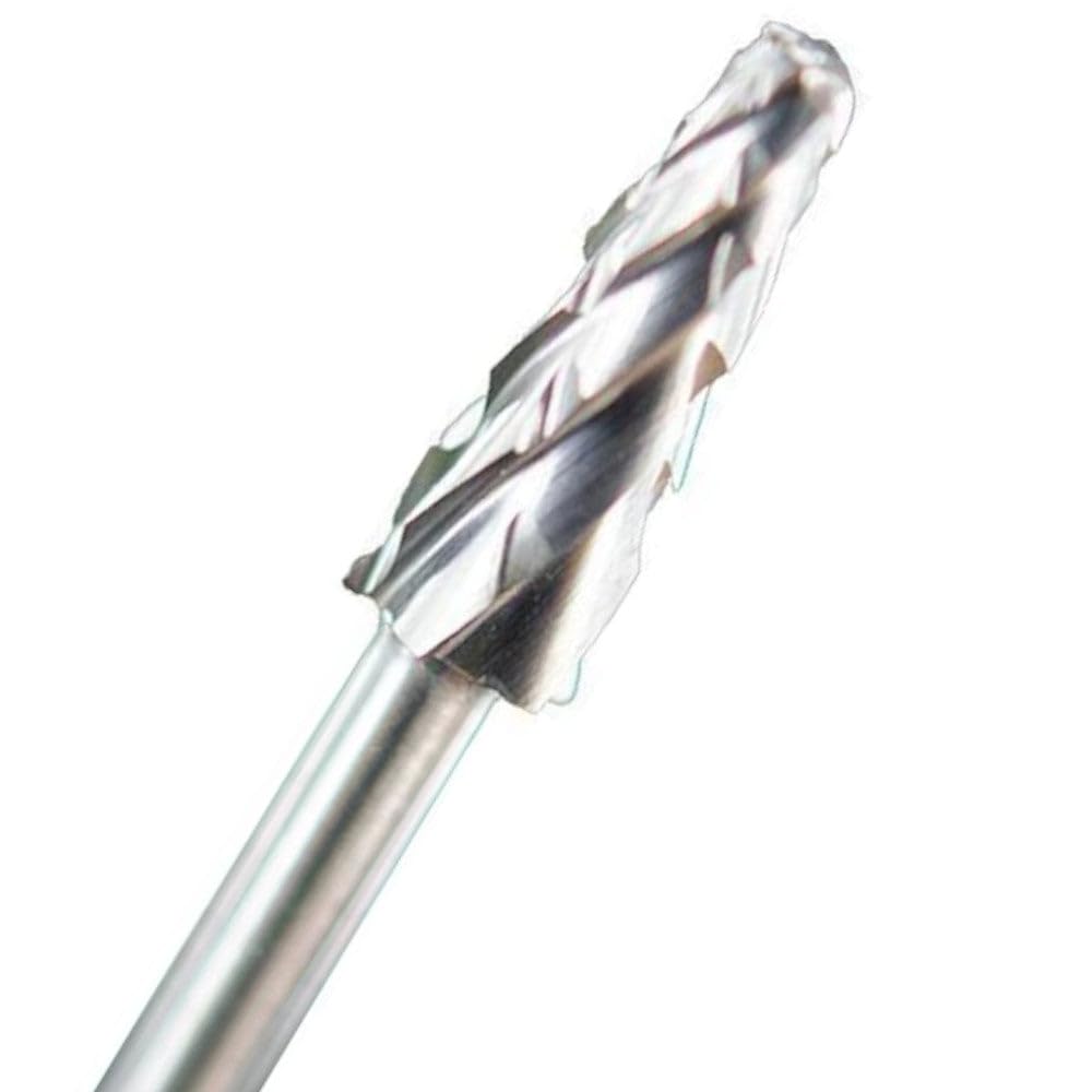 Medicool Silver Carbide Cone Bit for Nail Cleaning, Filing, and Cuticle Shaping – Professional Pedicure & Manicure Tool for Home & Salon Use