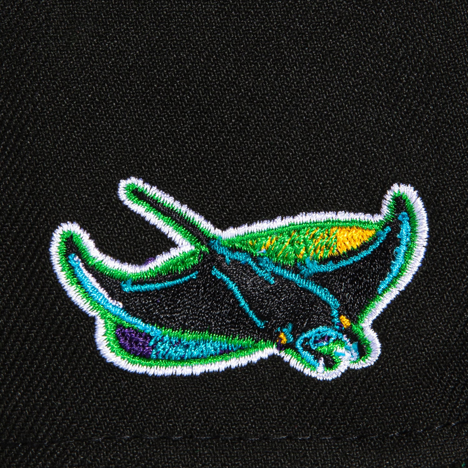 New Era 59Fifty Tampa Bay Rays MLB Baseball Cap with Embroidered Logo Patch - Black | Adjustable Snapback Hat for Men & Women | Perfect for Baseball Games, Sports Fans & Streetwear Fashion
