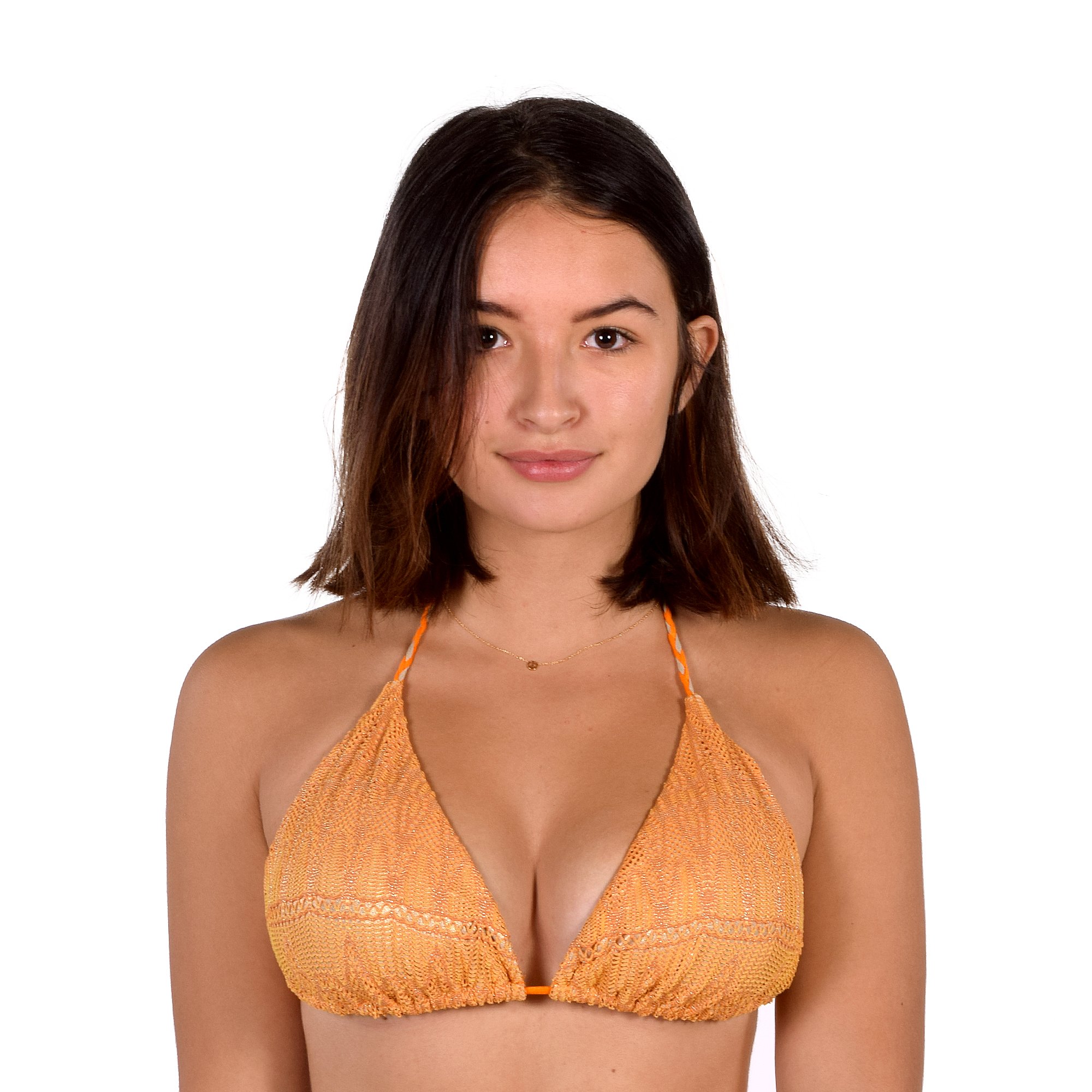Luli Fama Women's Obsession Braided Triangle Bikini Top - Sexy Swimwear for Beach, Pool & Vacation | Comfortable & Stylish Bikini for Summer