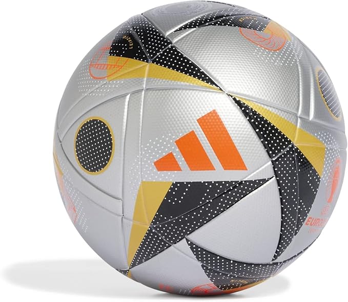 Adidas EURO 2024 UEFA Official Match Soccer Ball IX4046 - Authentic Tournament Football for Games, Training & Collectors
