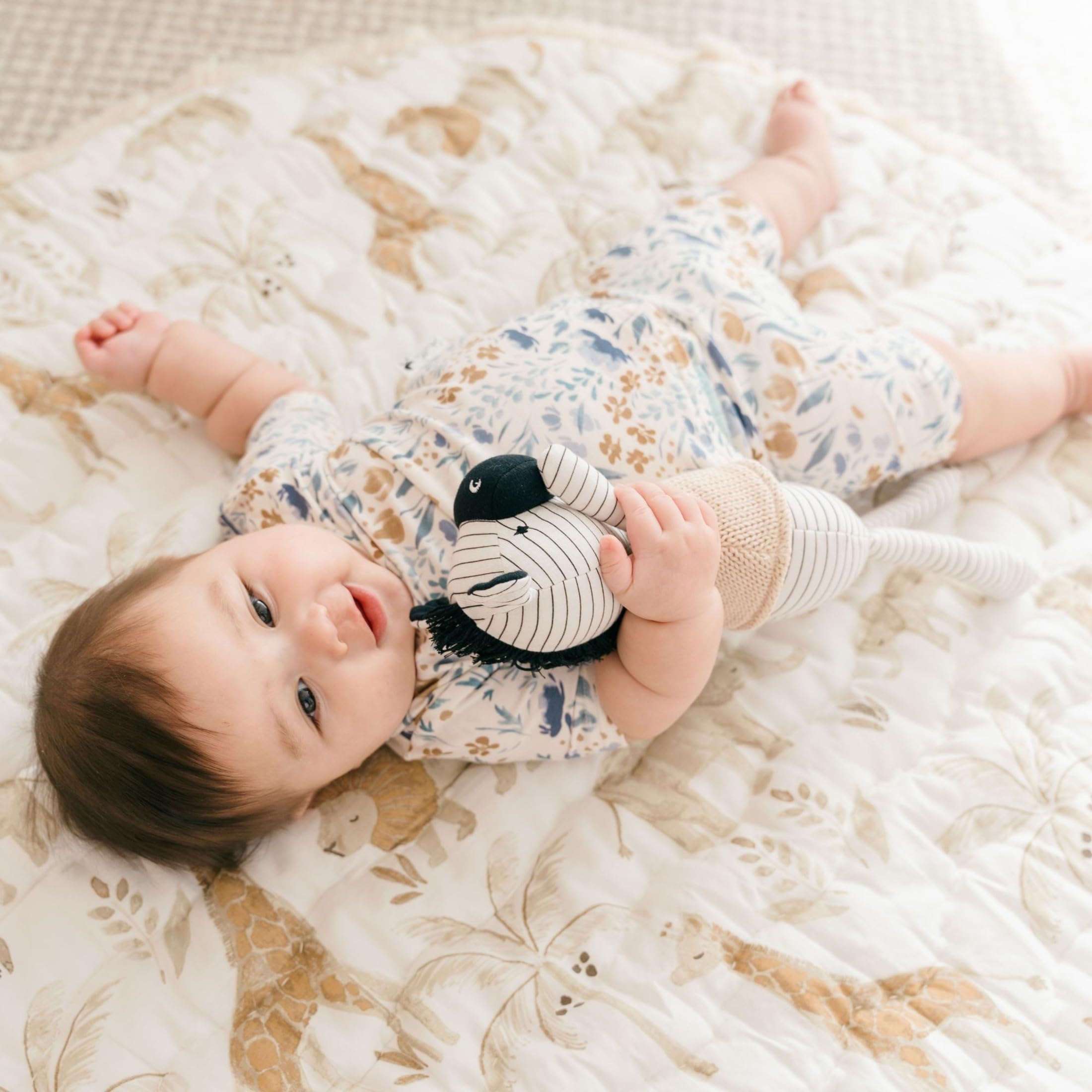 Handmade Zebra Plush Toy - Soft Stuffed Animal for Babies & Kids | Safari Nursery Decor, Cuddly Gift for Newborns & Toddlers | Perfect for Bedtime, Playtime & Nursery Theming