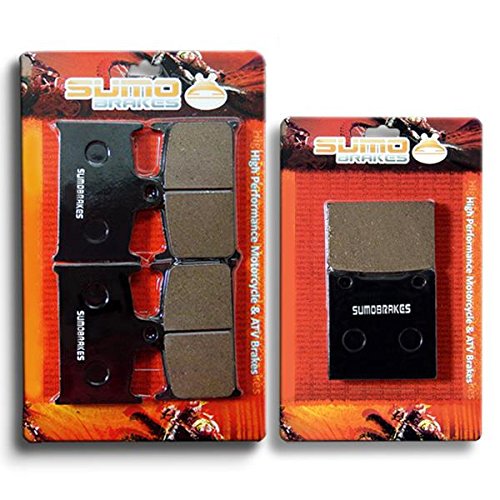 Suzuki GSXR 600 750 RF 900 R GSX-R 1100 GSF 1200 Bandit FR+R Brake Pads - High Performance Motorcycle Braking System for Racing & Street Riding