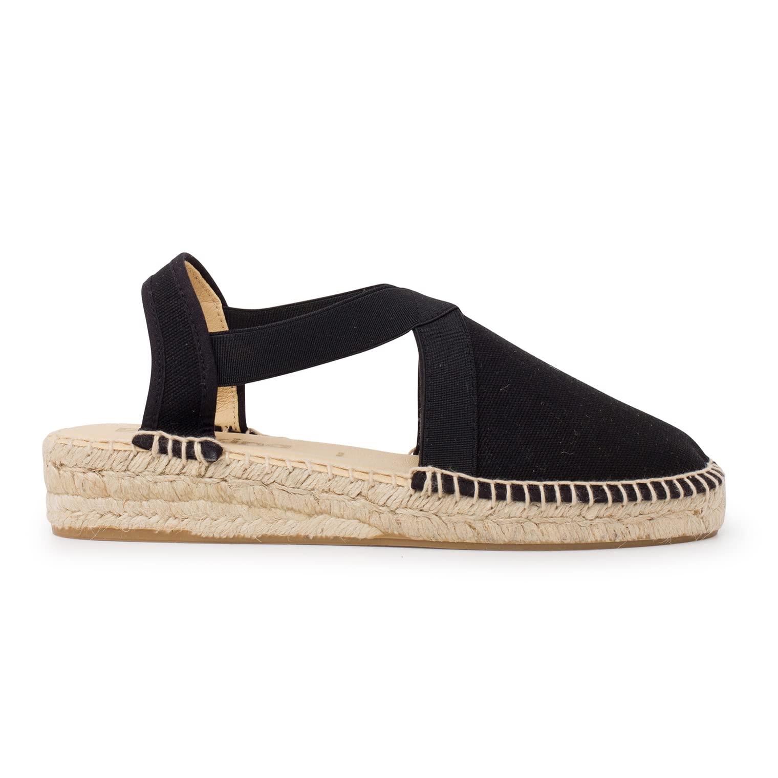 Authentic Spanish Espadrille Wedge Sandals for Women - Sustainable Vegan Shoes with Organic Cotton Canvas & Jute Midsole | Comfortable Summer Wedges for Beach, Vacation & Casual Outfits | Made in Spain