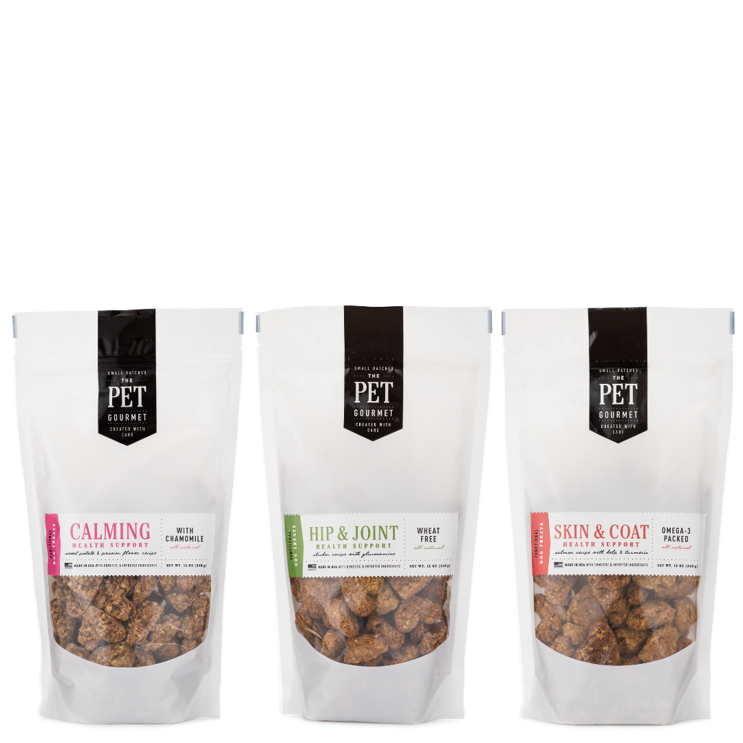 Functional Dog Treat Bundle - Healthy & Natural Training Rewards for Small & Large Dogs - Perfect for Obedience Training, Behavior Rewards & Daily Snacks