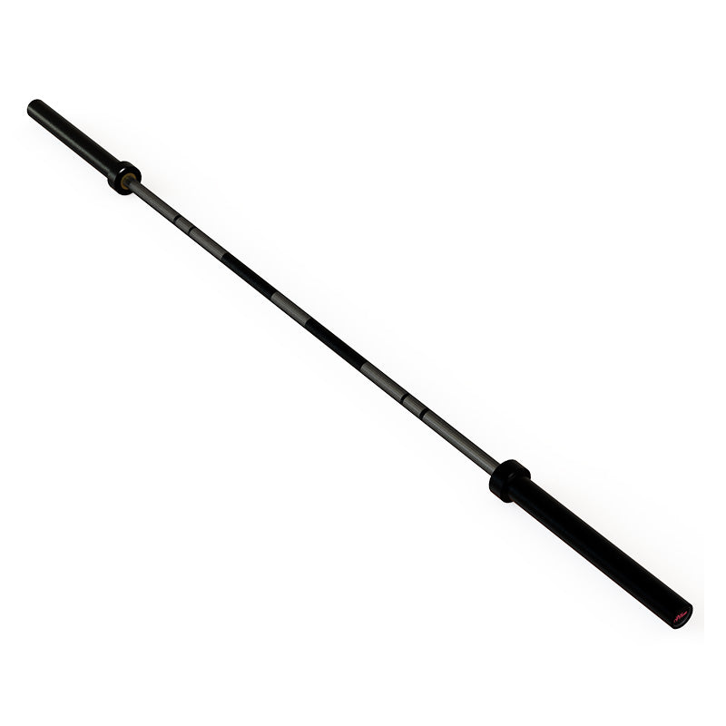 Olympic Barbell Black 15KG - Premium Weightlifting Bar for CrossFit, Powerlifting & Home Gym Workouts