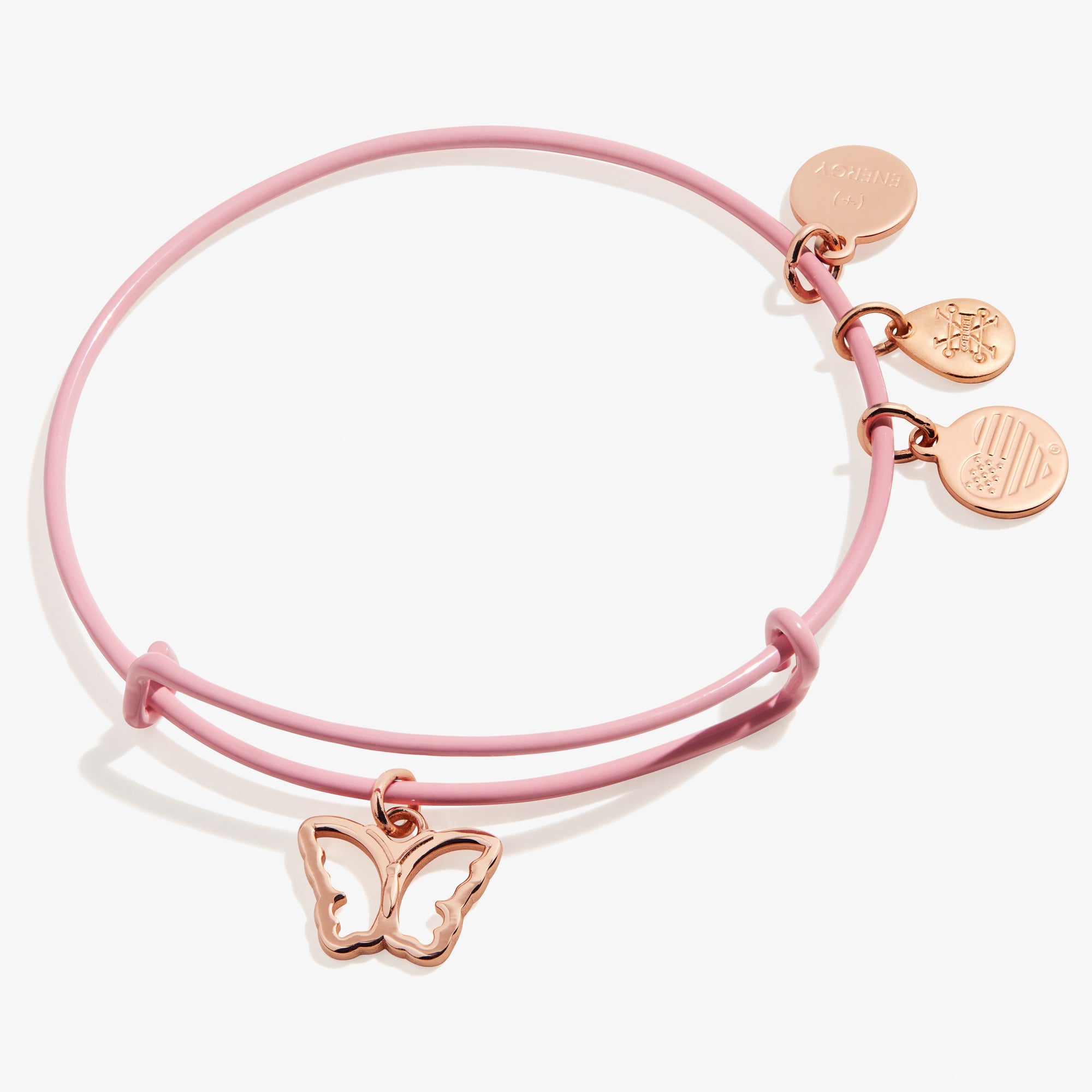 Elegant Pink Butterfly Charm Bangle Bracelet for Women - Perfect for Parties, Weddings & Everyday Wear