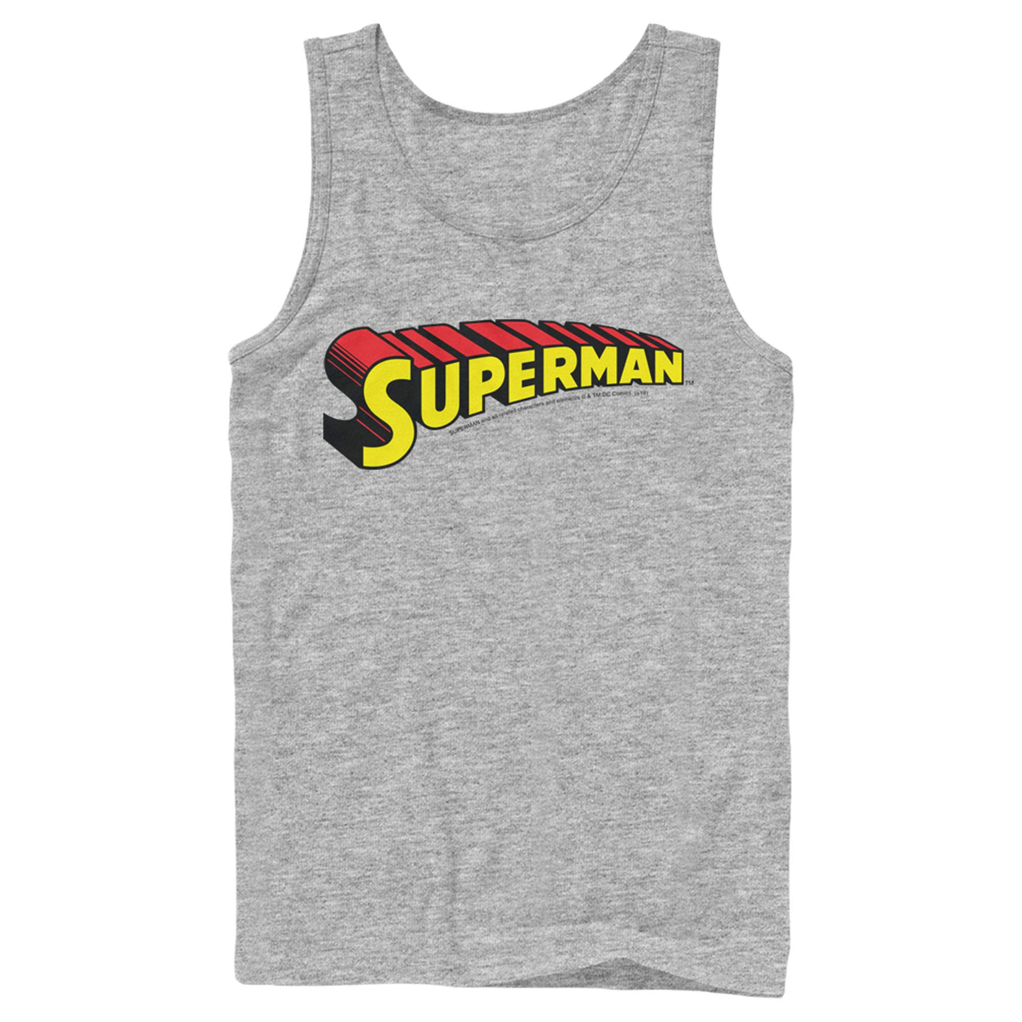 Superman Classic Logo Men's Tank Top - Comfortable & Stylish Graphic Muscle Tee for Gym, Workout, and Casual Wear