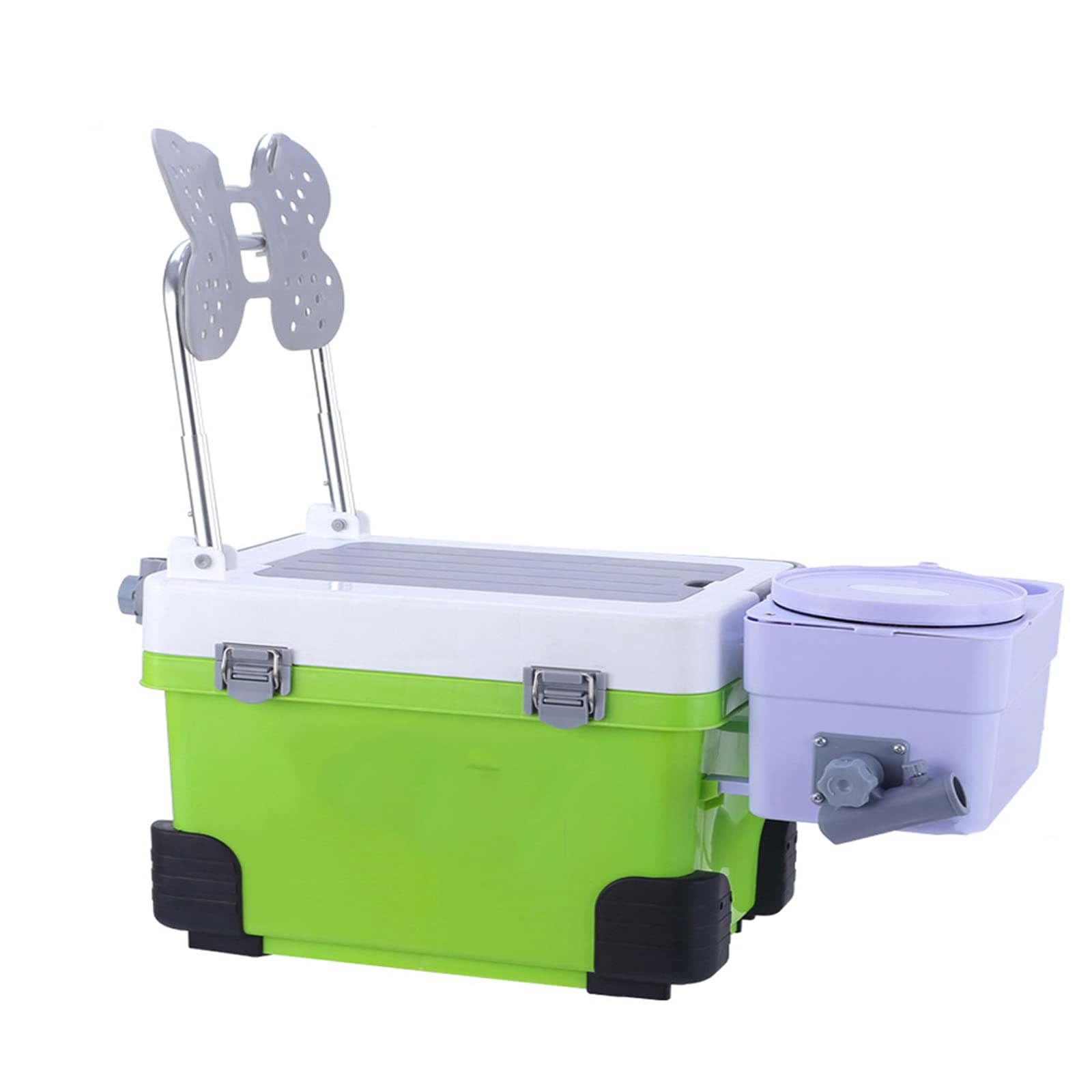 Premium Fishing Tackle Box with Free Installation - Multifunctional Adult Fishing Gear Storage with Accessories & Rolling Trolley | Ideal for Bass Fishing, Camping Trips & Outdoor Adventures