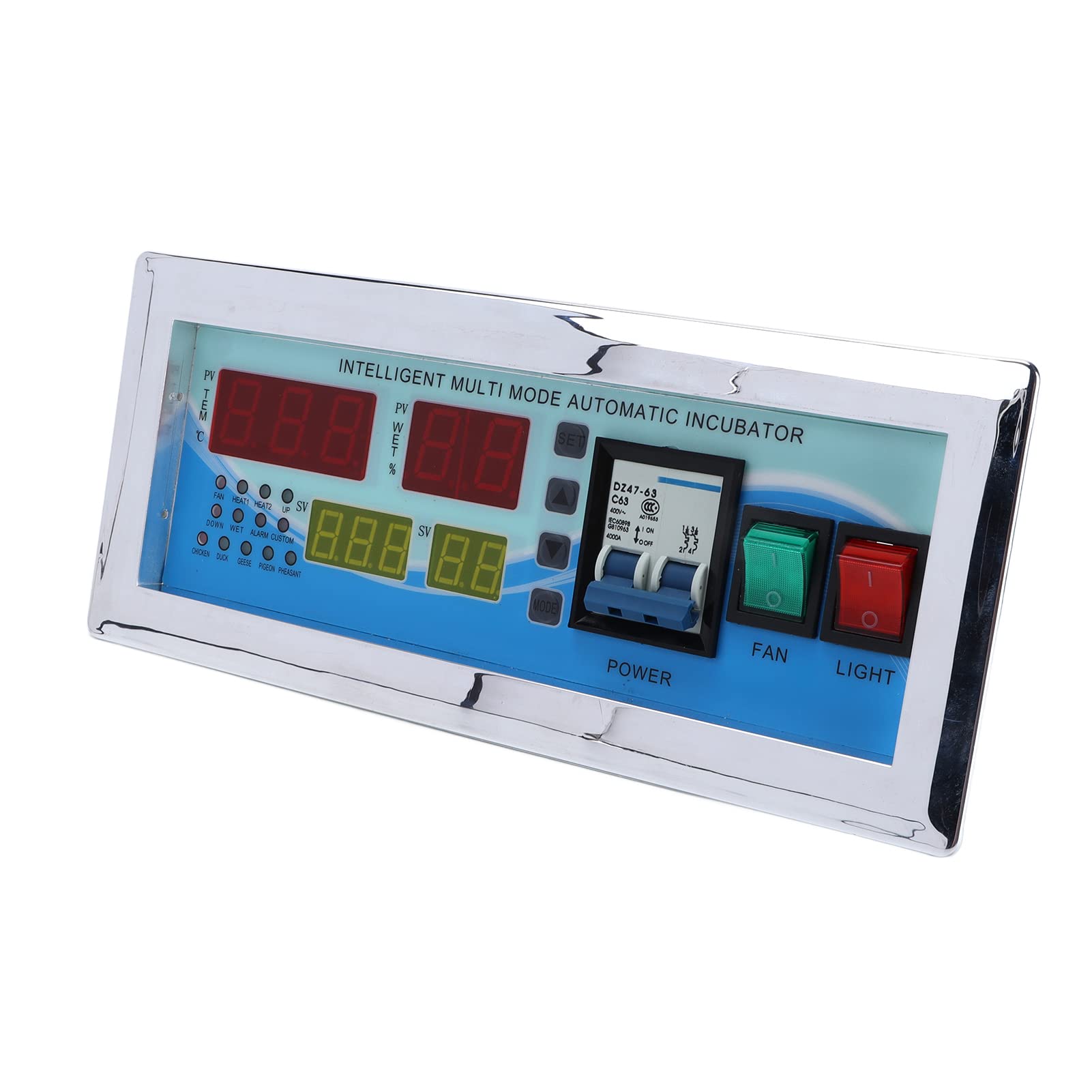 Digital Egg Incubator Controller with Temperature & Humidity Control - Automatic Poultry Hatcher for Chicken, Goose, Duck Eggs - Perfect for Backyard Farming & Hatching Projects