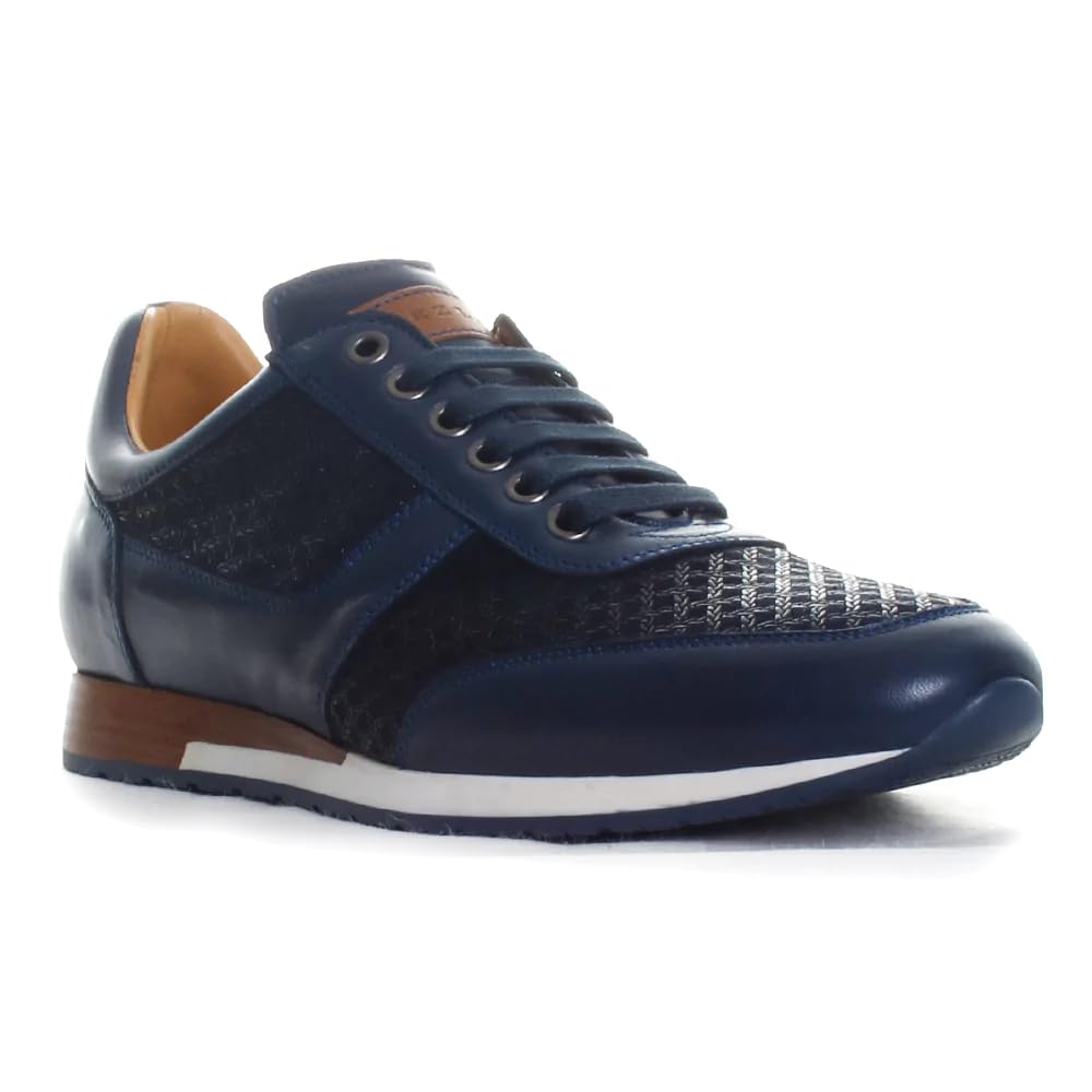 Mezlan Maxim Men's Luxury Sneakers - Handcrafted in Spain, Premium Leather Formal Sneakers for Business & Evening Events - Comfortable Medium Width Dress Shoes for Weddings, Parties & Office Wear