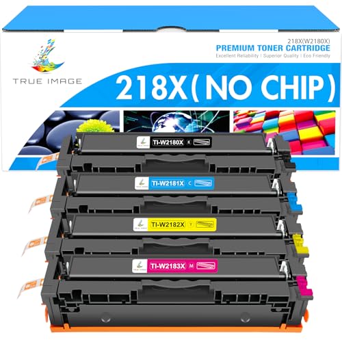 218X Toner 4 Pack No Chip