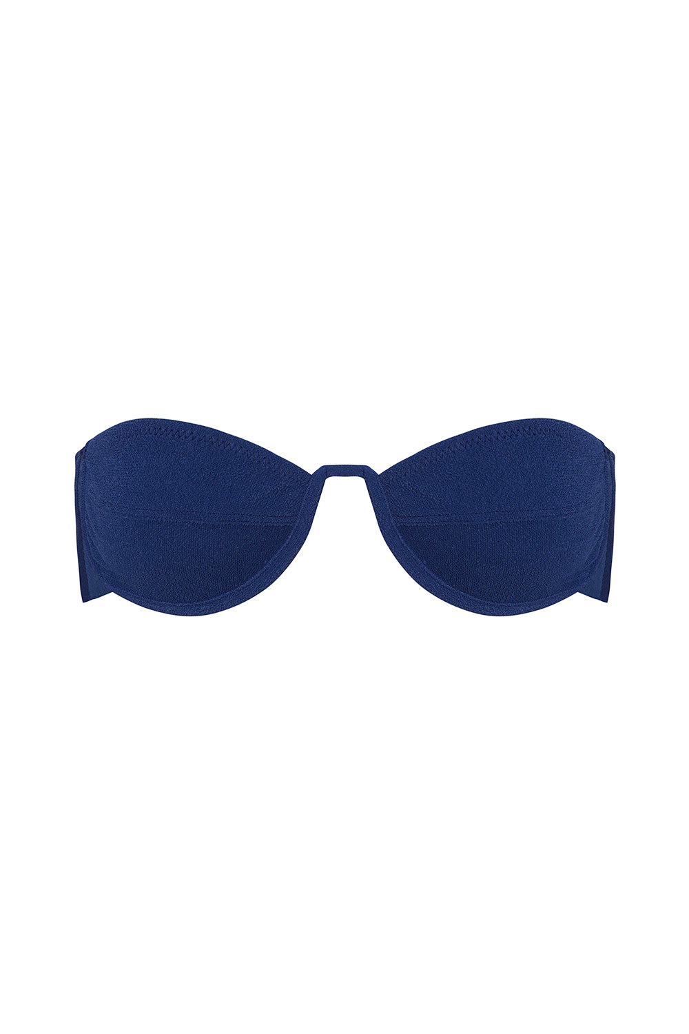 Stylish Mariel Top in Indigo Eco Terry - Sustainable Women's Casual Shirt for Everyday Wear | Perfect for Work, Weekend & Travel