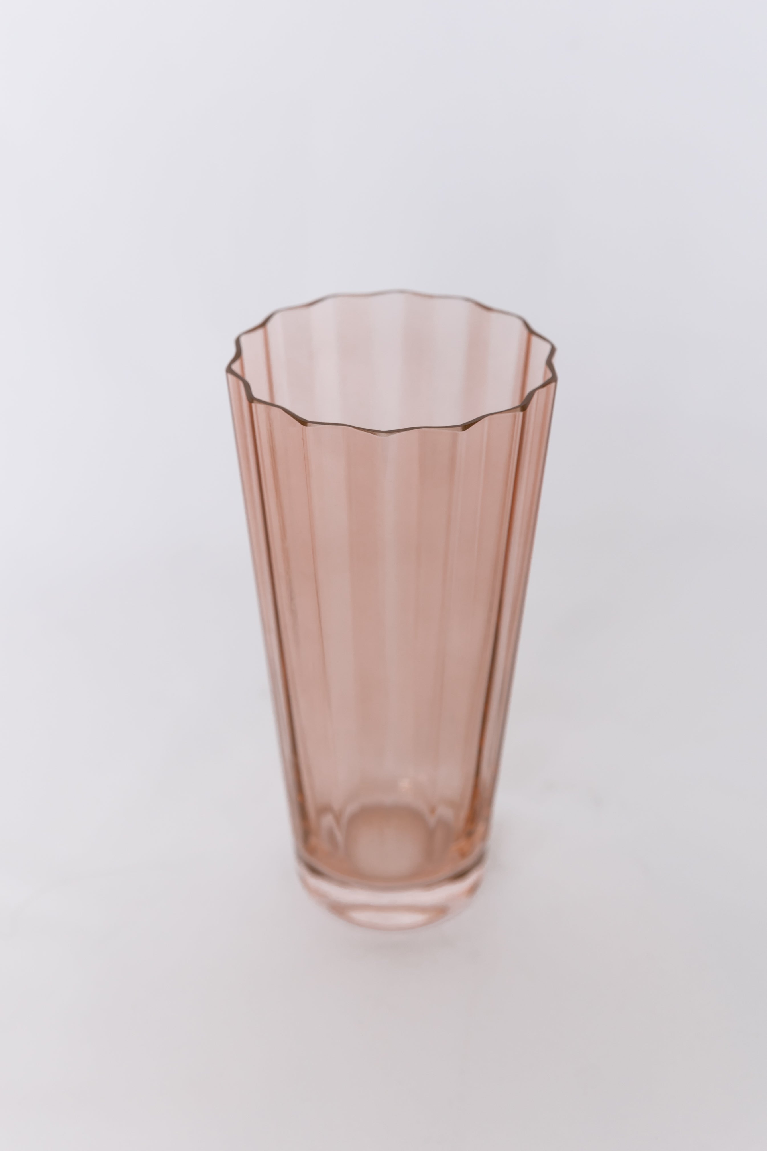 Estelle Colored Sunday Highball Glasses - Set of 2 (Blush Pink) | Elegant Cocktail & Whiskey Drinking Glasses for Home Bar, Parties & Gifts