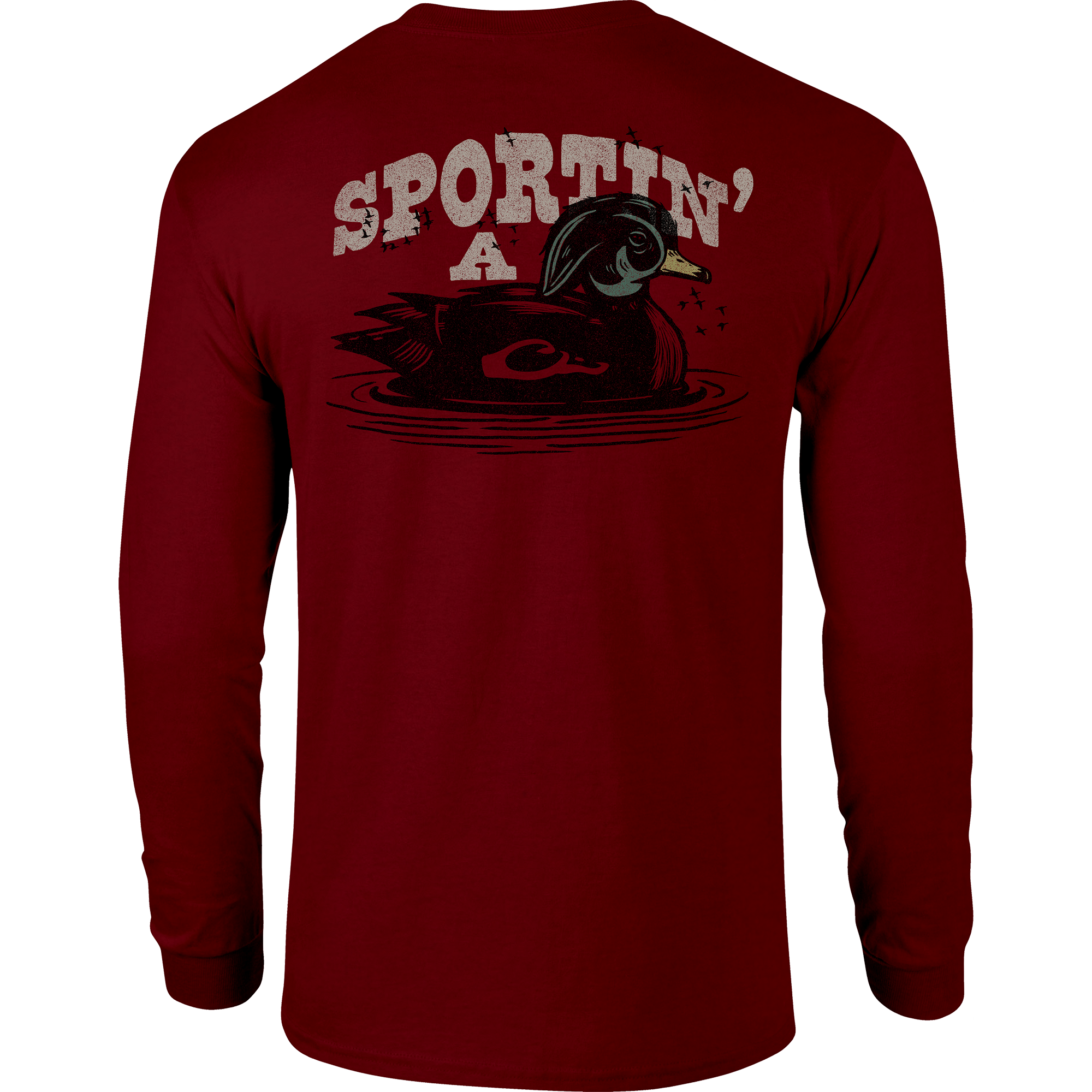 Sportin A Woodie Long Sleeve T-Shirt for Men - Comfortable Casual & Athletic Wear - Perfect for Gym, Running, Hiking & Outdoor Activities