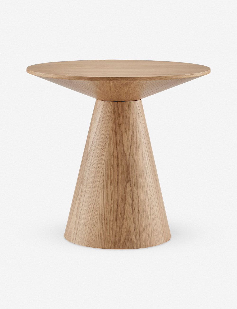 Round Side Table with Metal Base - Modern End Table for Living Room, Bedroom, or Office - Perfect for Small Spaces and Home Decor