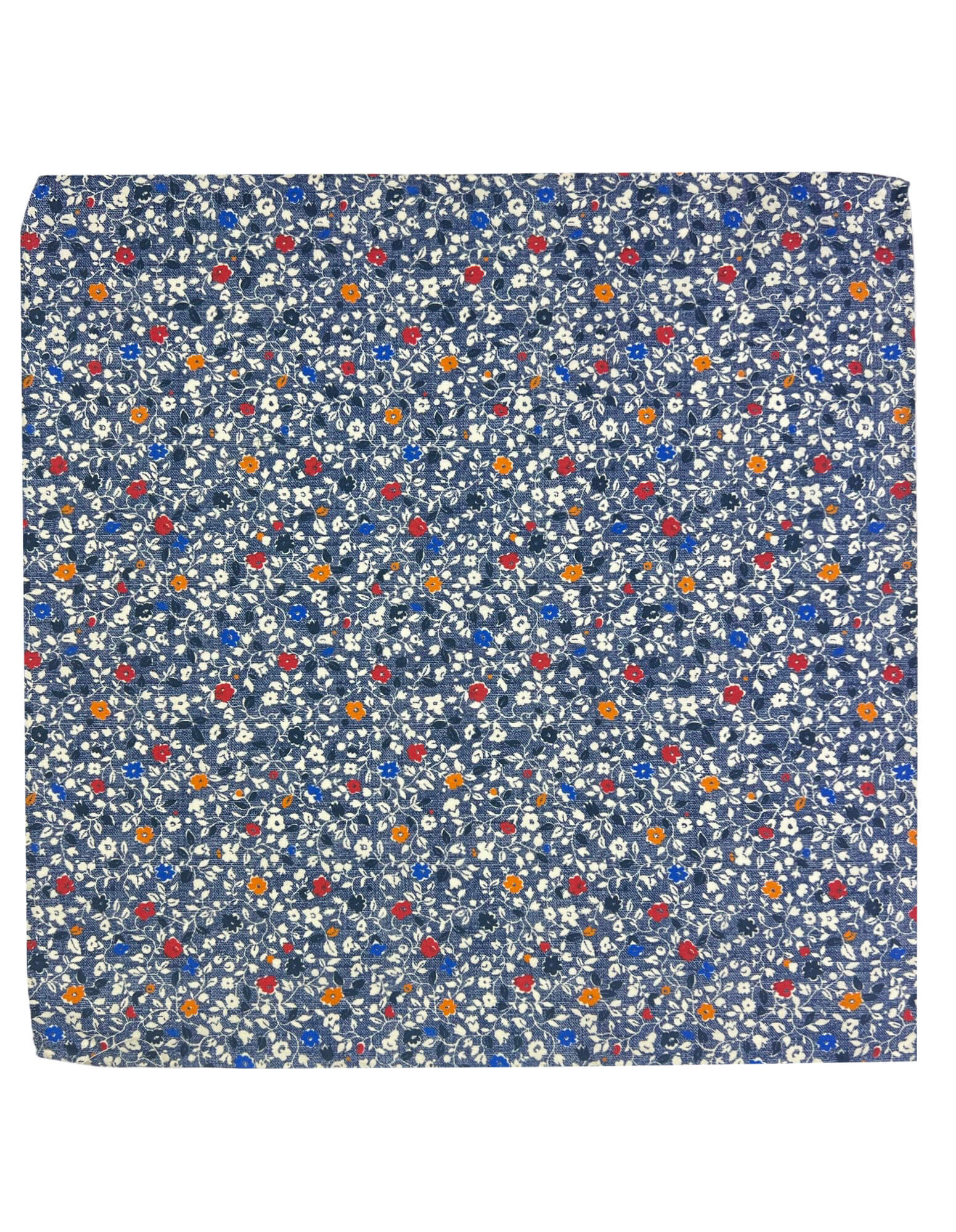 DÉCLIC Cento Floral Handkerchief Blue - Elegant Floral Design for Weddings, Parties & Special Occasions