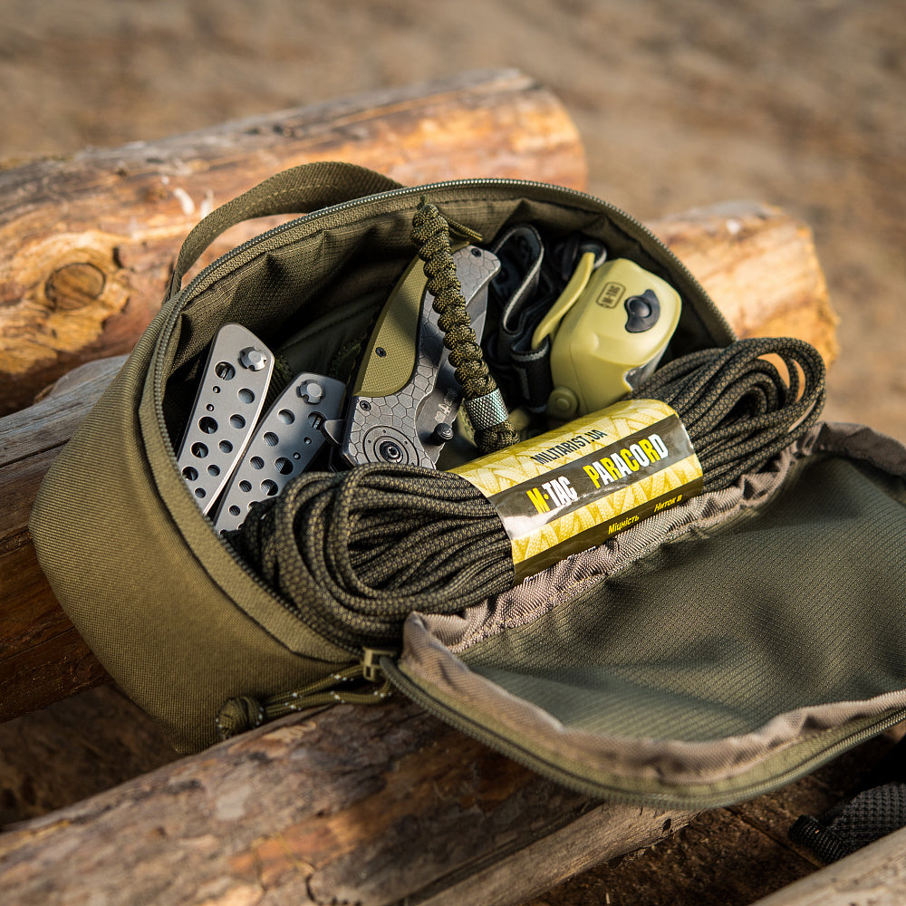 M Tac Utility Travel Case Elite Medium (10x4.3) - Durable Tactical Gear Organizer for Camping, Hiking & Outdoor Adventures