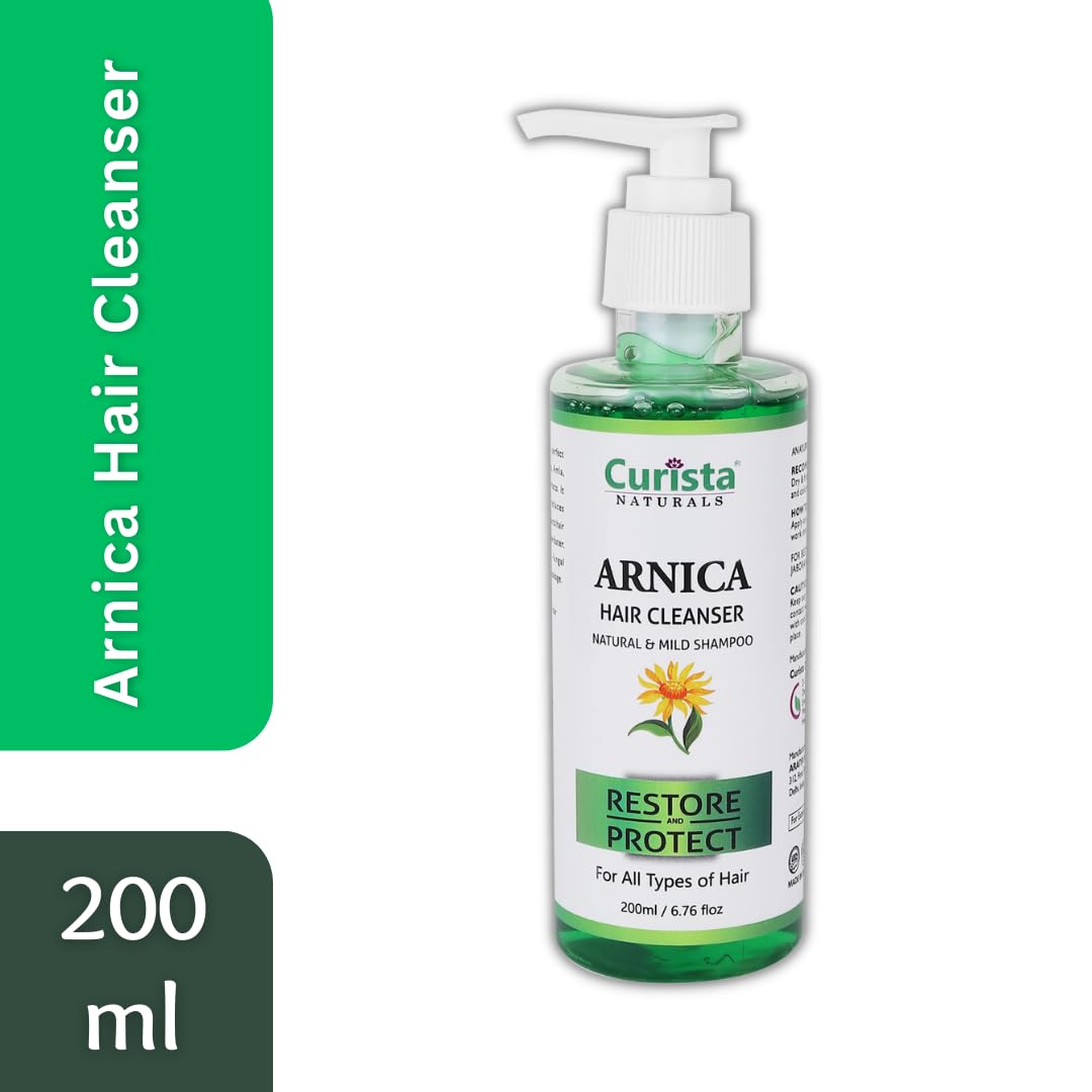 Curista Naturals Intense Repair Shampoo for Dry Damaged Hair - Strengthening & Hydrating Shampoo for Smooth Silky Strong Hair - 200ml Bottle - Perfect for Daily Hair Care & Salon Quality Results at Home
