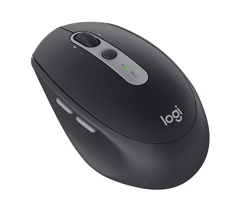 M590 Silent Bluetooth Wireless Mouse - Graphite, Mid Grey, Ruby | Ergonomic Design for Office, Home & Travel | Compatible with Laptop, PC, MacBook