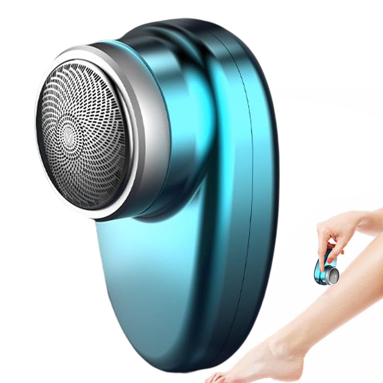 Portable Electric Shaver for Men - Rechargeable Wet/Dry Shaver with LED Digital Display, Pocket Size Travel Shaver for Precision Shaving & Trimming (Blue) - Perfect for Home, Travel, Gym & Daily Grooming