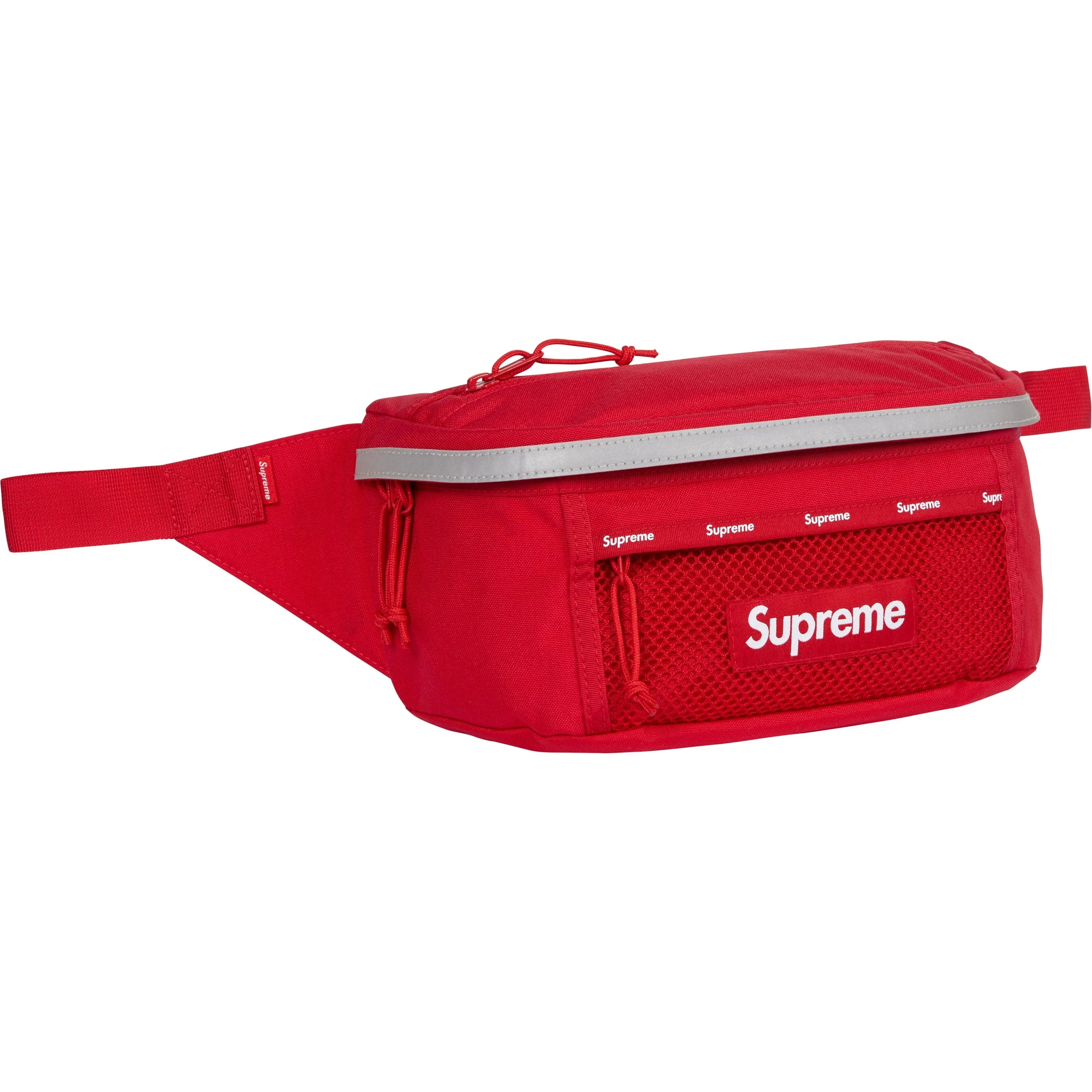 Supreme FW24 Waist Bag - Red Crossbody Fanny Pack for Men & Women - Perfect for Travel, Gym, and Outdoor Activities