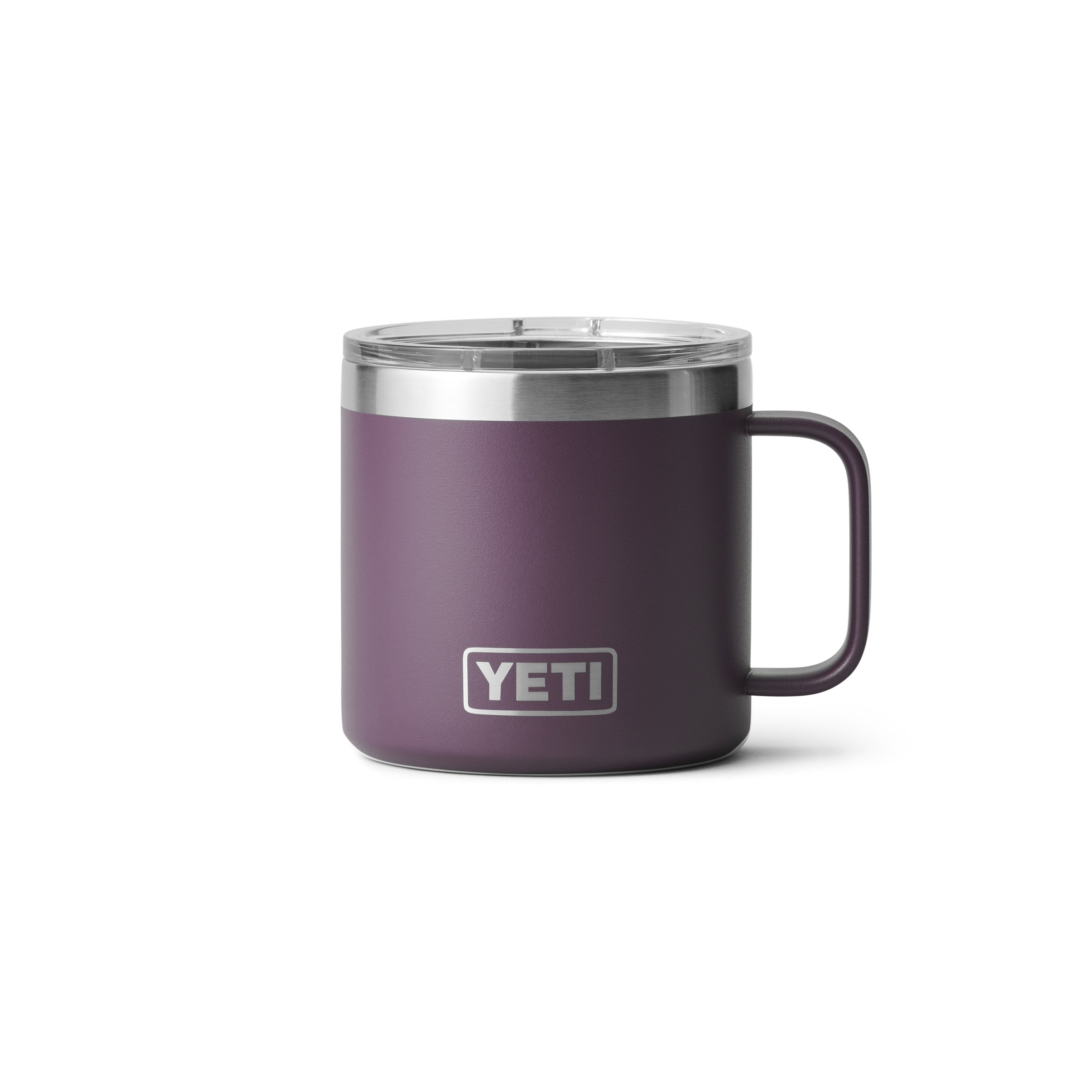 Yeti Rambler 14 oz Insulated Stainless Steel Mug - Nordic Purple | Double-Wall Vacuum Insulation, Leak-Proof Lid | Perfect for Coffee, Tea & Outdoor Adventures