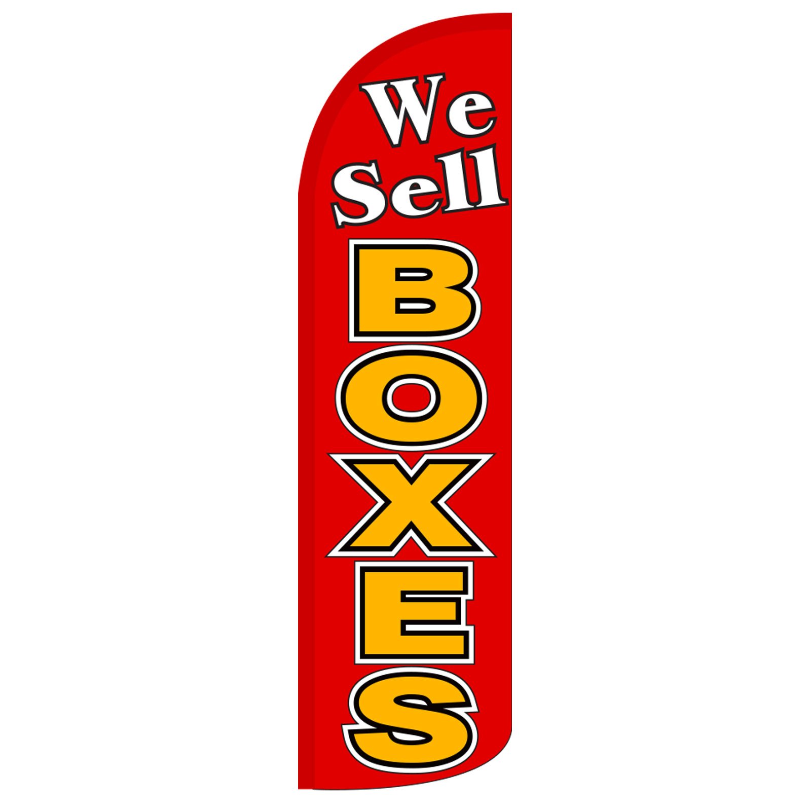 NEOPlex 12-Foot WINDLESS Swooper Feather Flag - No Pole Included | Durable Outdoor Advertising for Car Dealerships, Grand Openings & Sporting Events