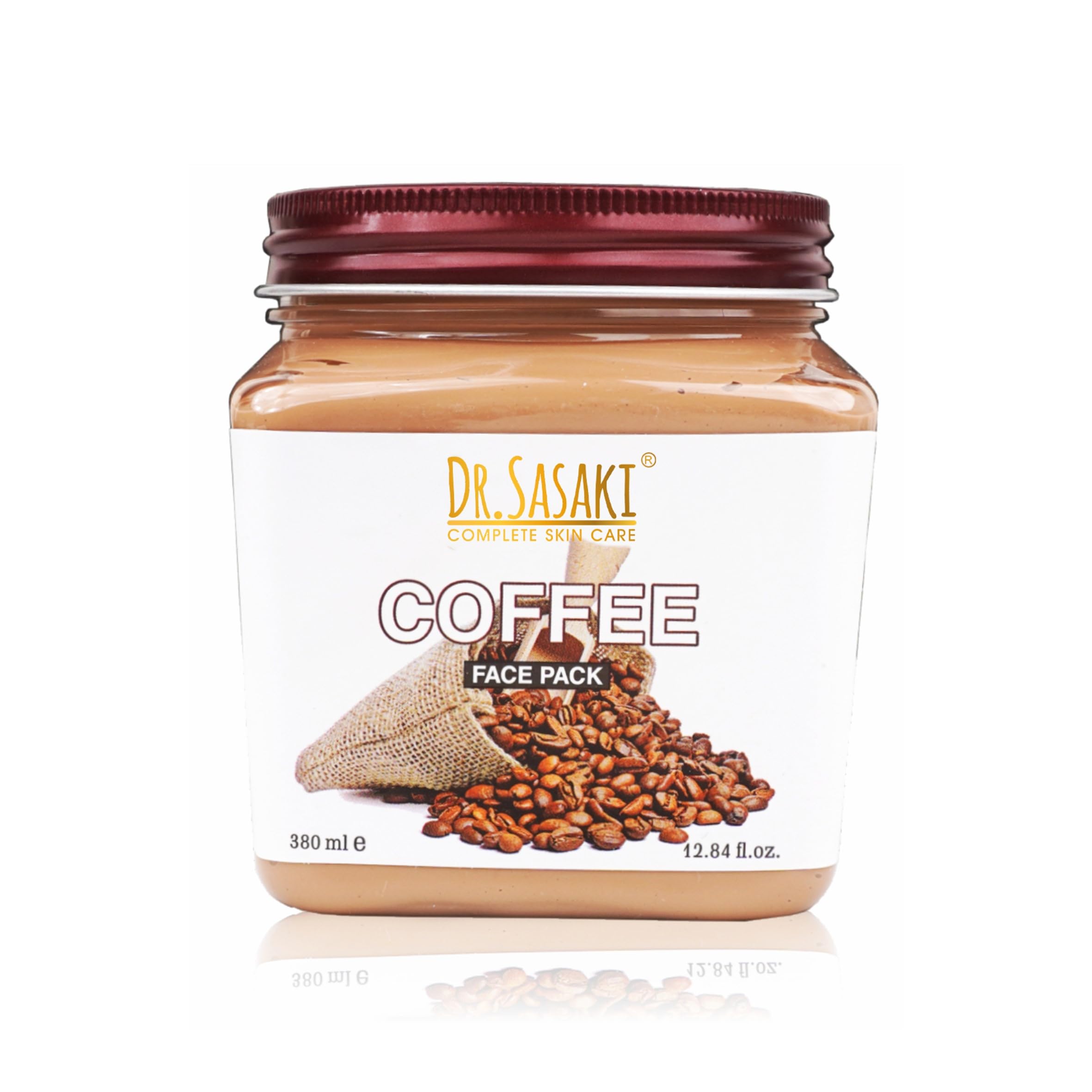 Dr. Sasaki Complete Skin Care Coffee Face & Body Scrub Pack, 380ml - Exfoliating & Moisturizing for Glowing Skin - Perfect for Spa Day & Self-Care Routine