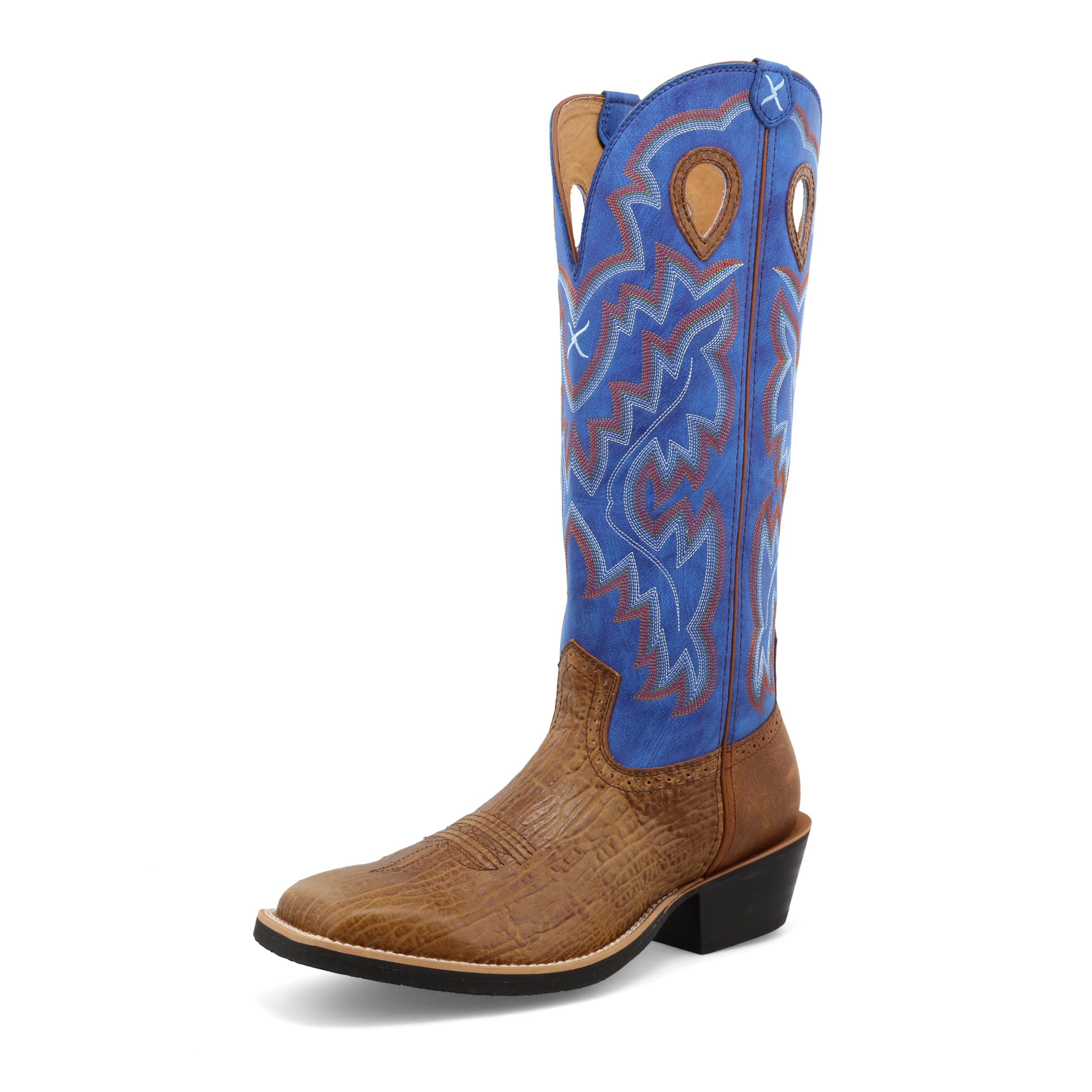 Twisted X Men's Buckaroo Boots - Comfortable Western Cowboy Boots for Men | Durable Leather Work Boots for Riding, Hiking & Outdoor Activities