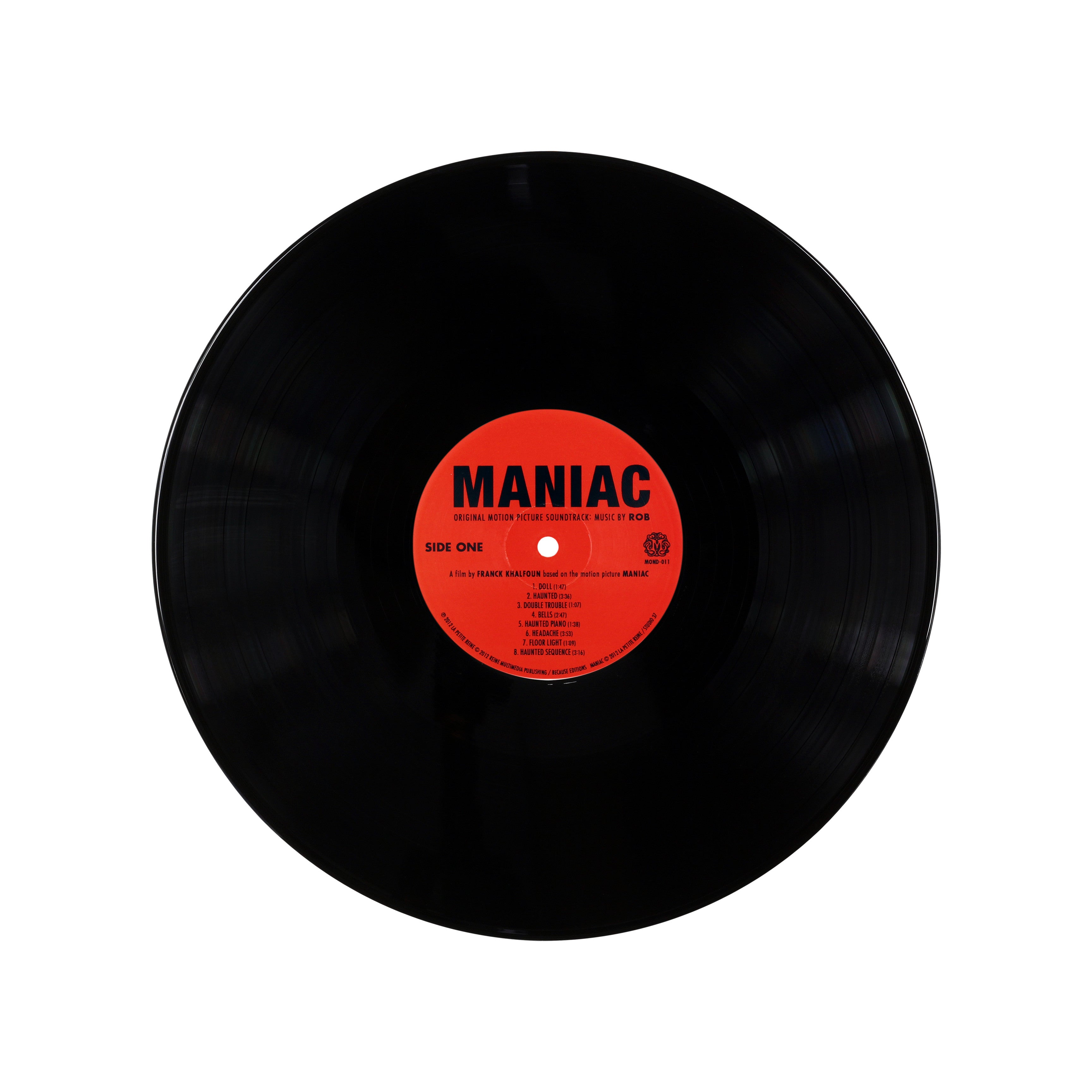 Maniac (2013) Original Motion Picture Soundtrack LP Vinyl Record - Horror Movie Music Collector's Edition for Film Buffs & Vinyl Enthusiasts