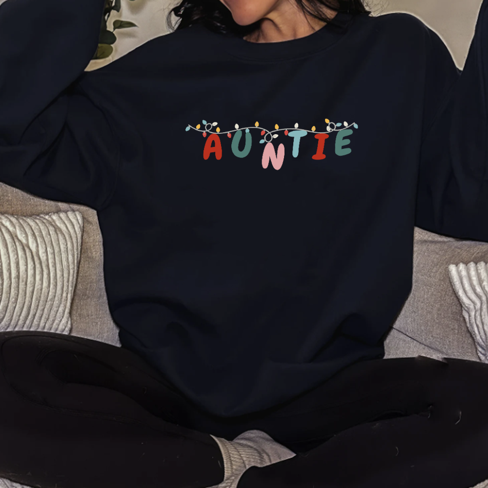 Christmas Lights Women's Sweatshirt - Cozy Holiday Pullover for Women - Perfect for Christmas Parties & Family Gatherings