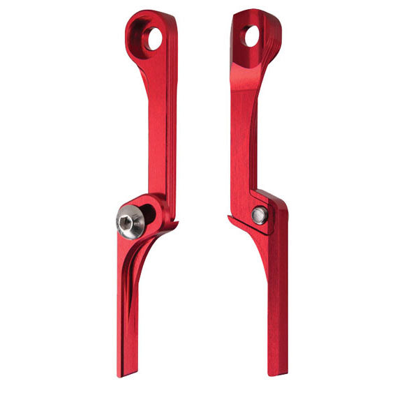Absolute Black Road Chain Catcher - Red Bicycle Chain Guide for Mountain & Road Bikes - Prevents Chain Drops on Rough Terrain & High-Performance Riding
