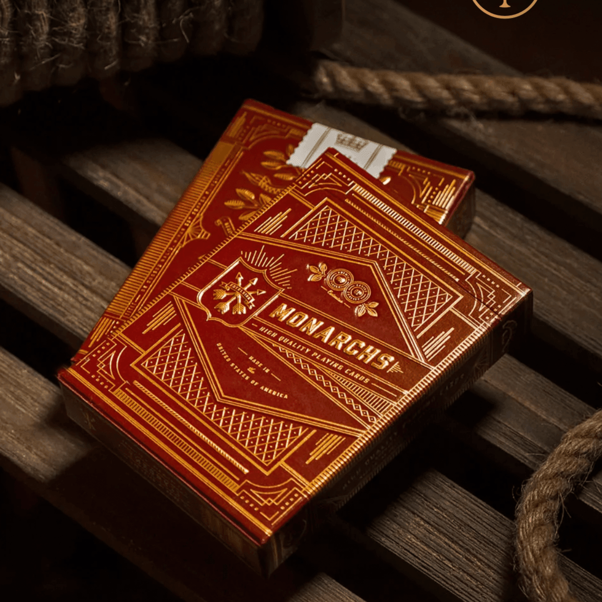 Red Monarchs 2nd Edition Playing Cards - Premium Poker Cards for Magic Tricks, Cardistry & Game Night - Perfect for Card Games, Magic Shows & Collectors