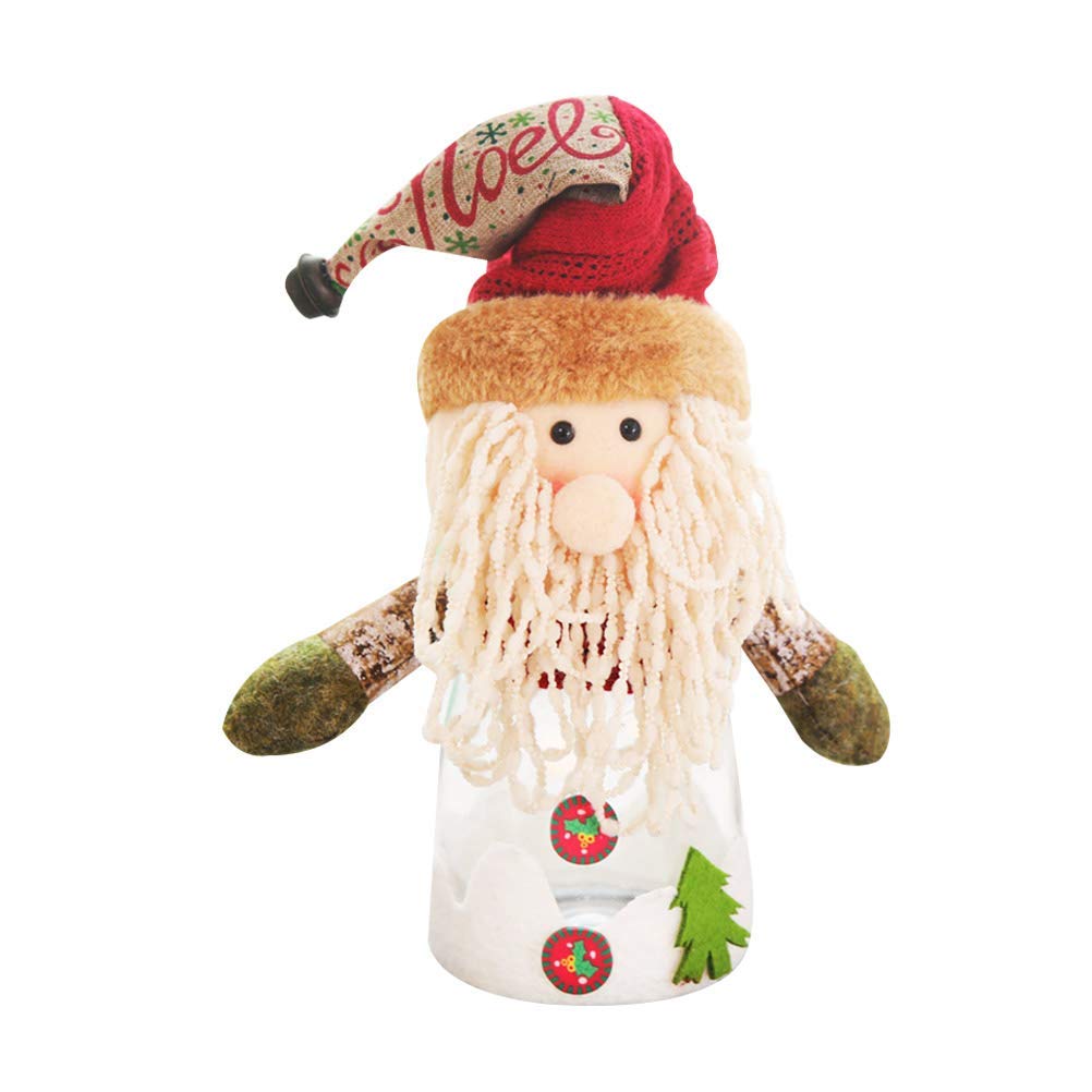 Christmas Candy Jar & Santa Gift Box - Holiday Sweet Storage for Parties
