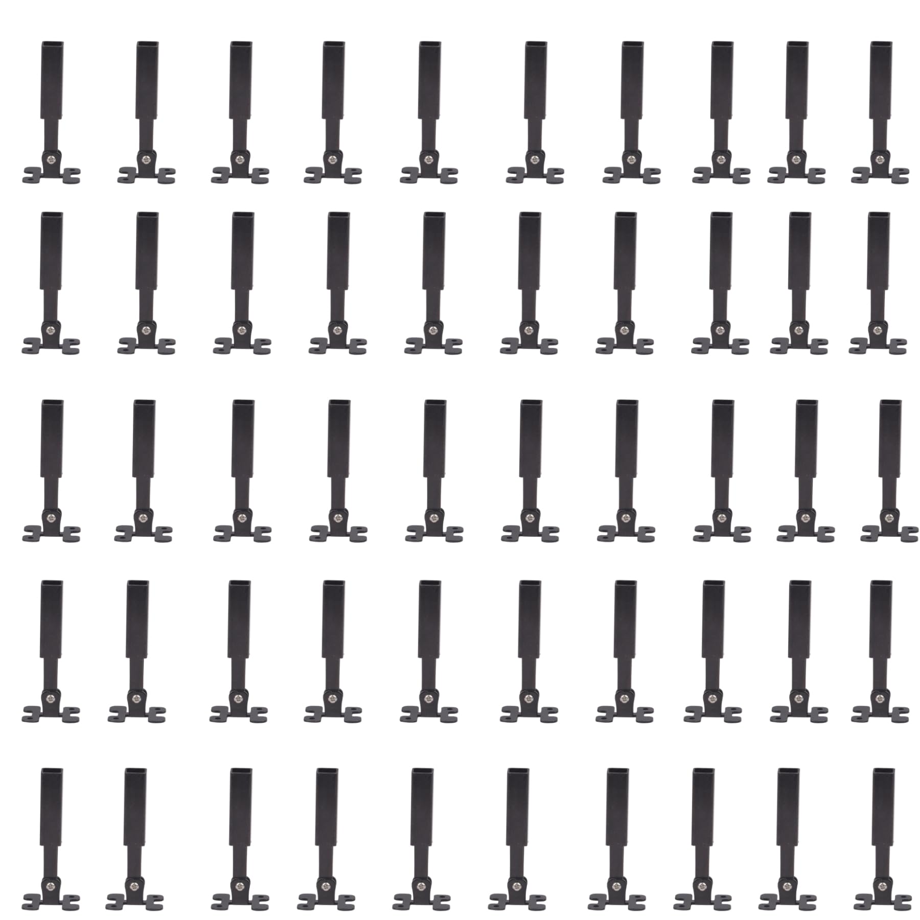 50Pack Angle Adjustable Baluster Connectors with Screws - 1/2