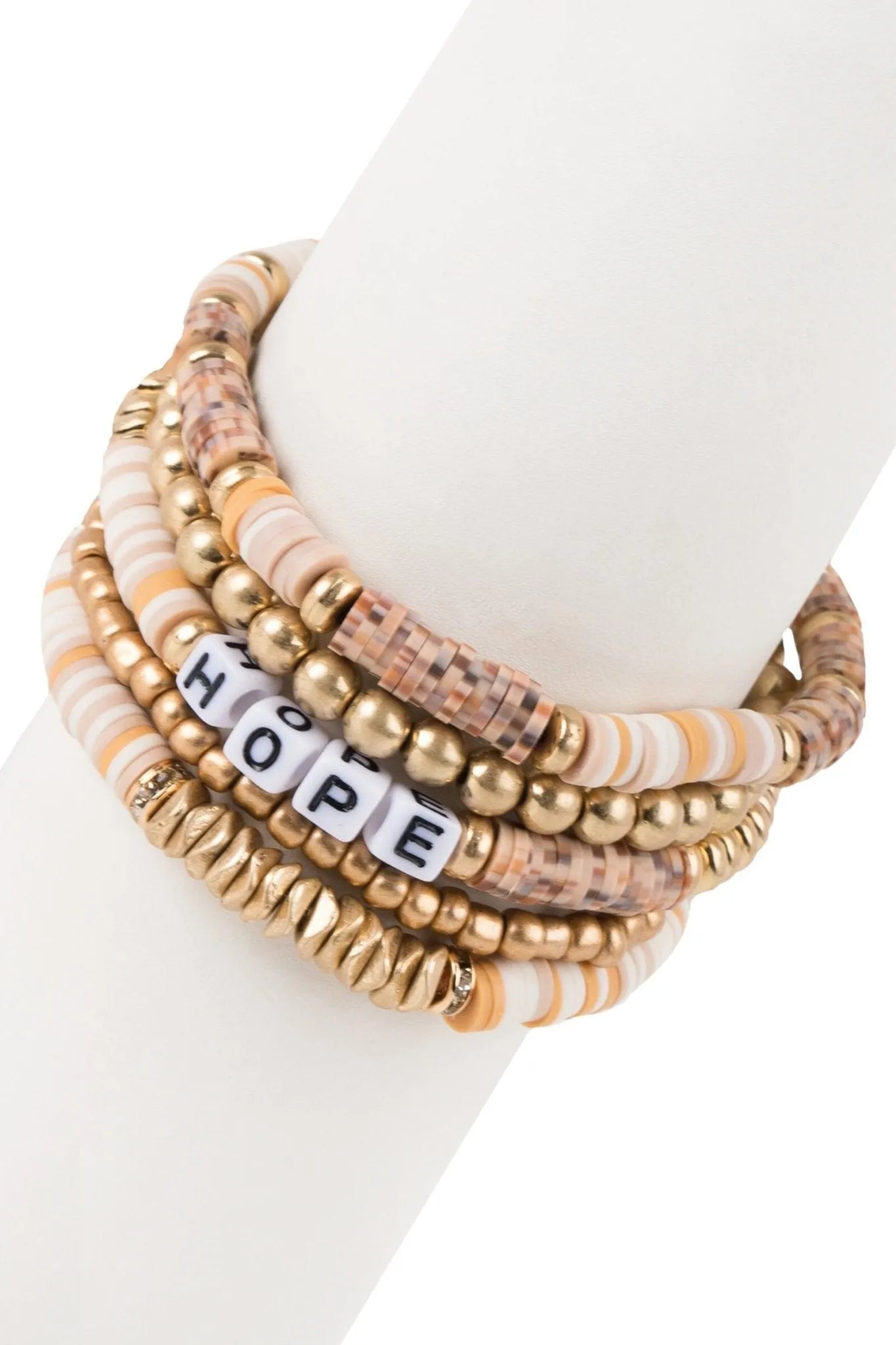 Positive Vibes Bracelet Set - Inspirational Beaded Wristbands for Women & Girls - Perfect for Yoga, Meditation & Daily Motivation