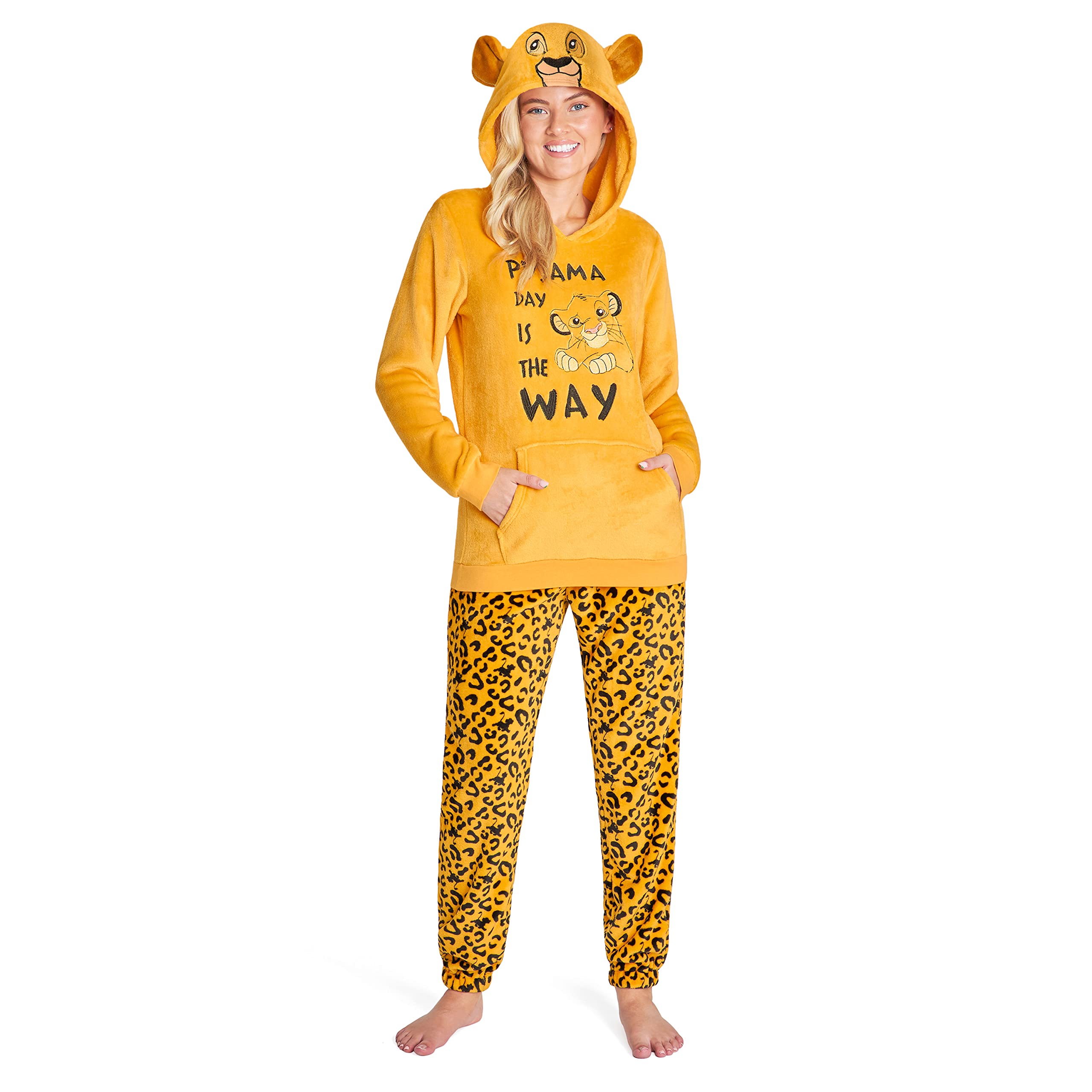 Disney Women's Fleece Pajama Set - Soft & Cozy Stitch & Minnie Mouse Sleepwear for Women, Perfect for Winter Nights & Christmas Gifts