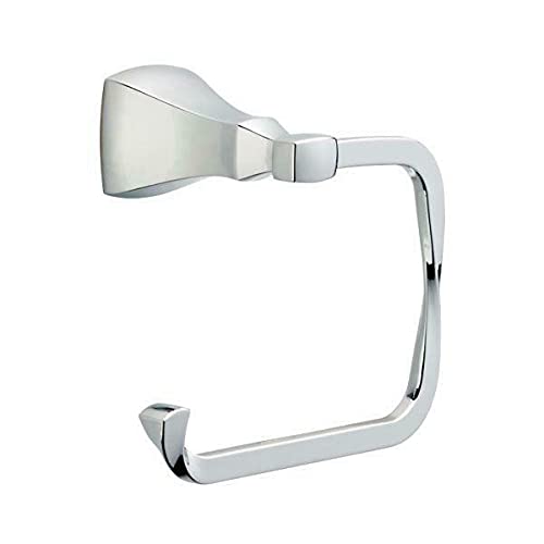 Polished Chrome Toilet Paper Holder - Modern Bathroom Storage Organizer with Stand for Toilet Roll - Perfect for Home, Office, and RV Decor
