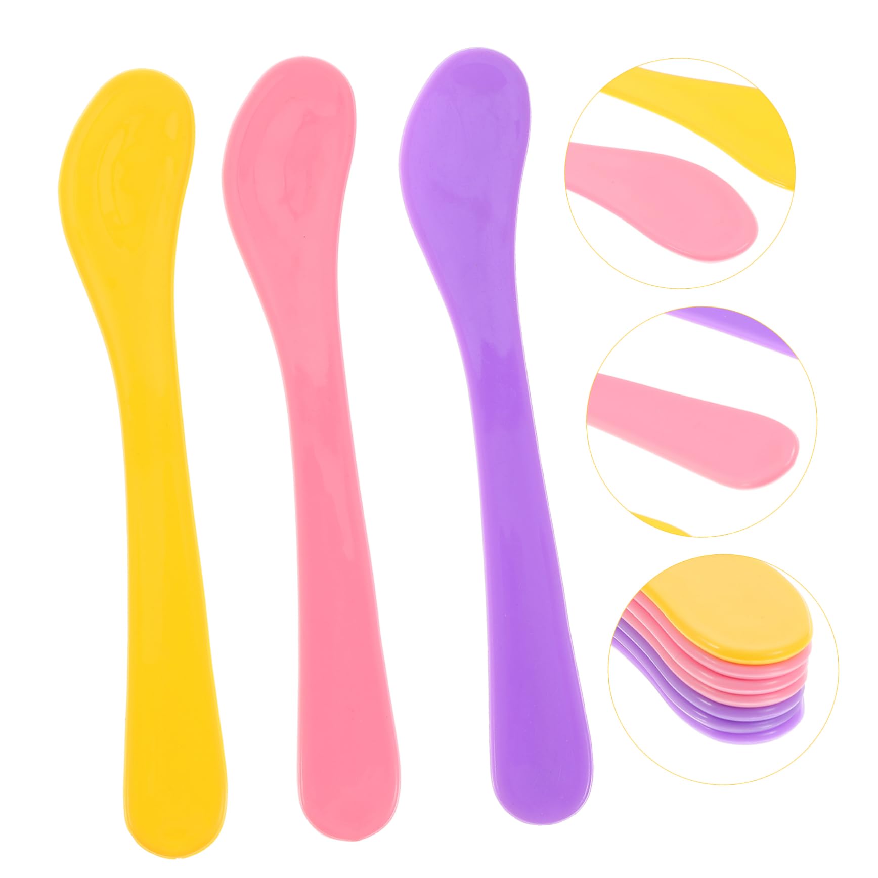 10 Pcs Makeup Spatula Tool - Mini Blender for Freeze Palette, Facial Spoon & Jelly Mask Application | Perfect for Clay Masks, Lip Masks & Collagen Masks | Essential Skin Care & Cosmetic Tools for Professional & Home Use