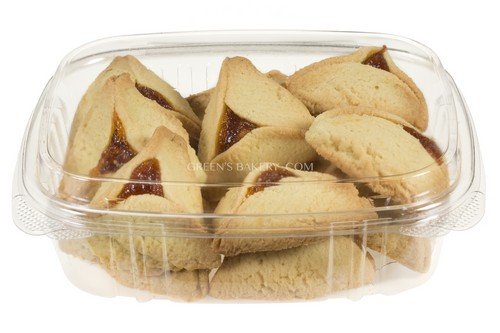 Delicious Greens Apricot Hamentashen Cookies - 3 Pack | Kosher Pastry for Purim Celebrations & Holiday Gifts